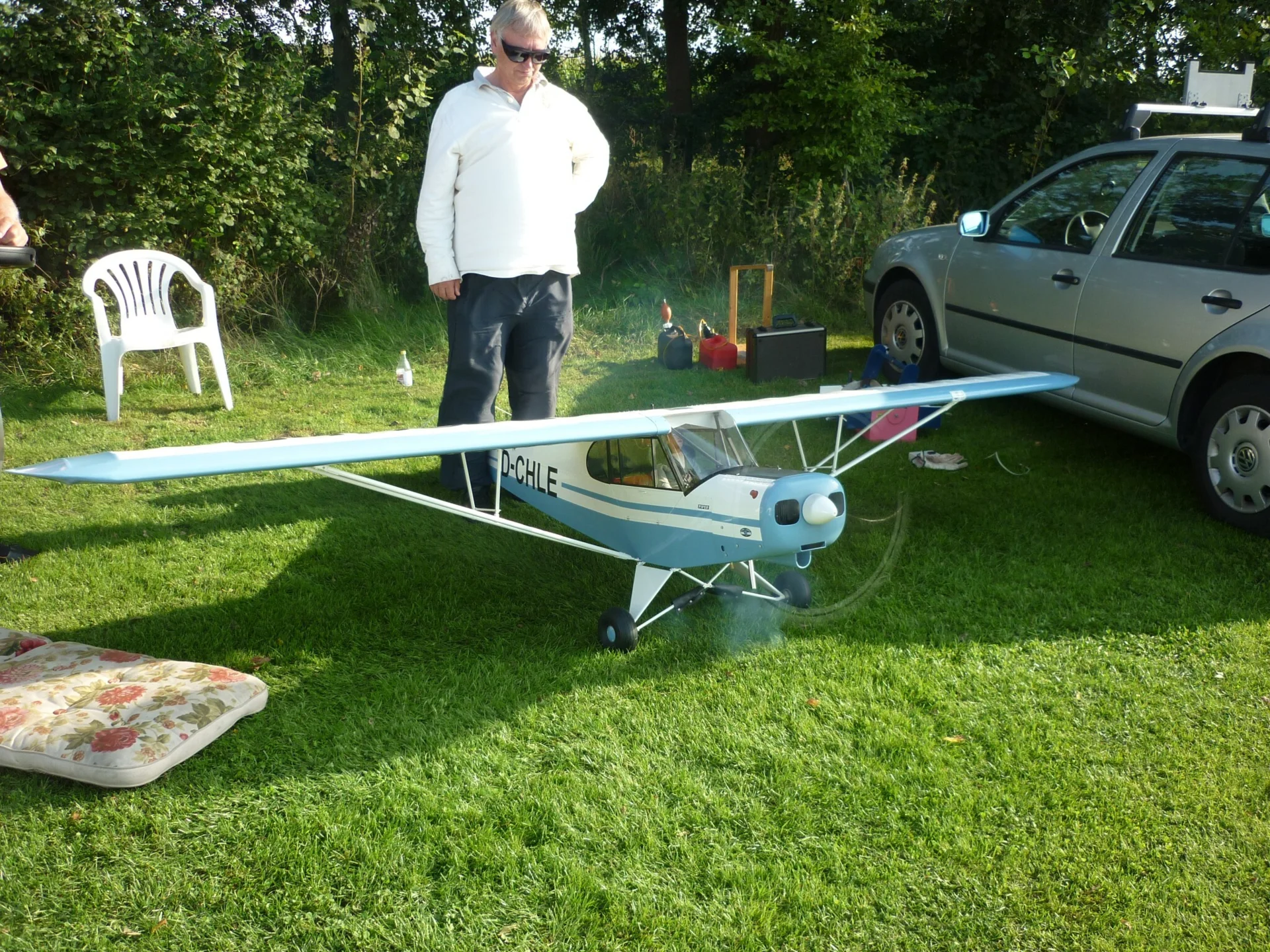 Foto der Galerie: Jungfernflug einer Piper PA-18 (Heinz Depel +)
