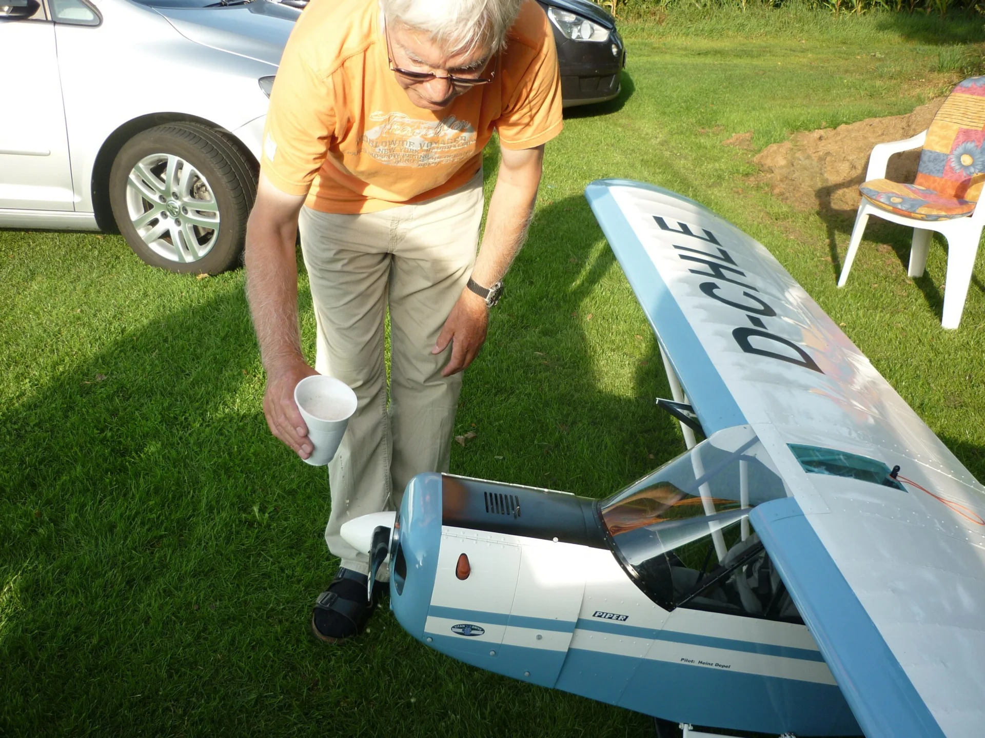 Zur Galerie: Jungfernflug einer Piper PA-18 (Heinz Depel +)