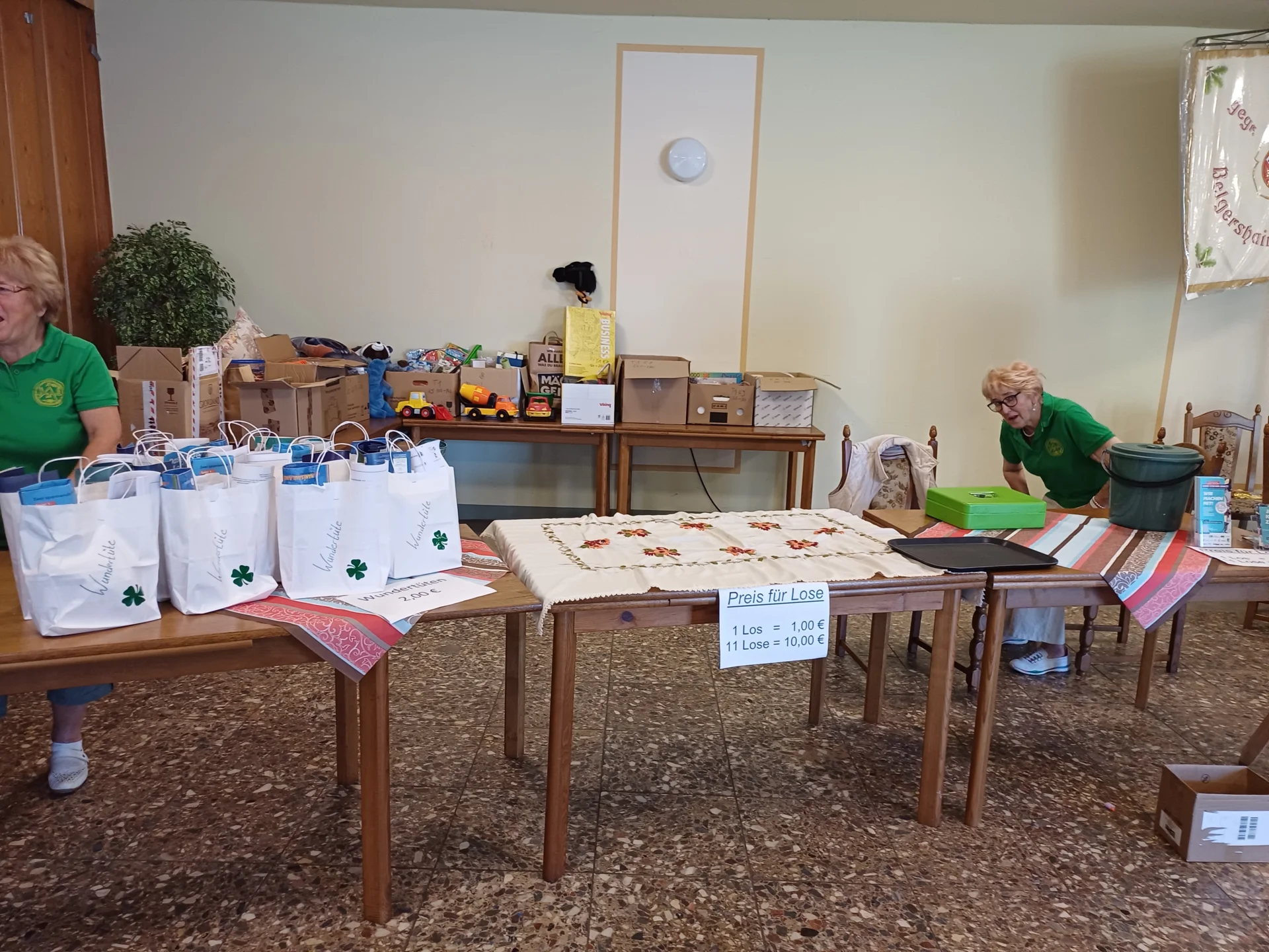 Bild: unsere Tombola