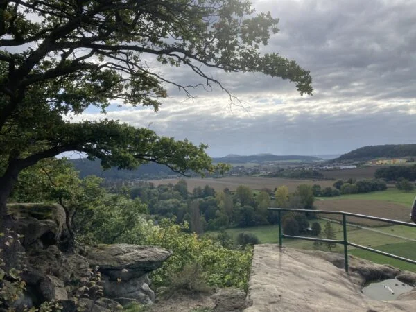 Bild: Blick zur Leuchtenburg