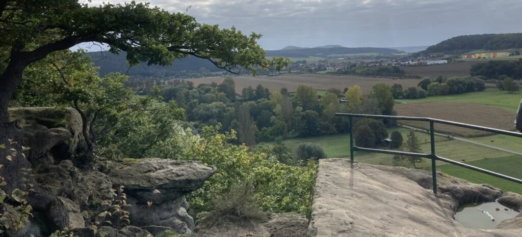 Bild: Blick zur Leuchtenburg