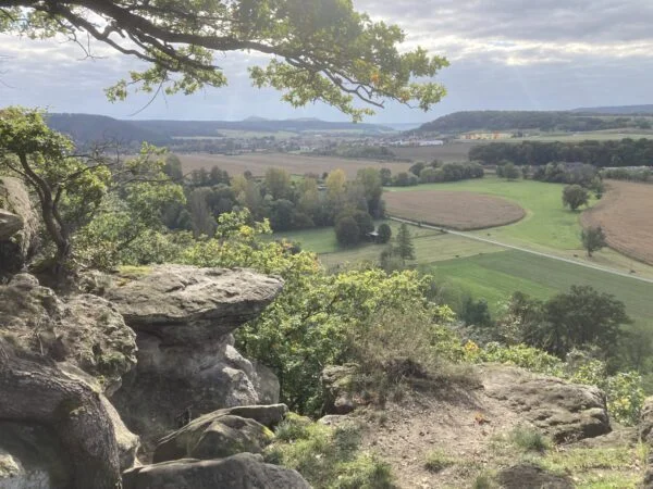 Bild: Blick zur Leuchtenburg