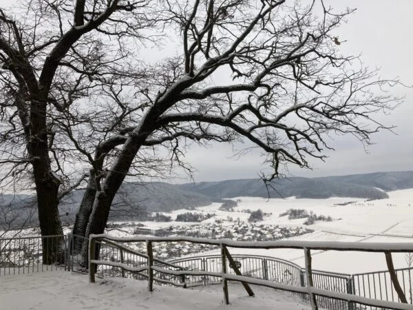 Bild: Bastei im Winter