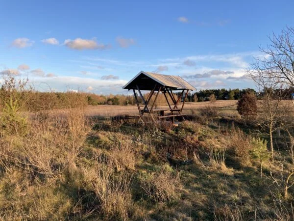 Bild: Futterraufe am Burgenblick