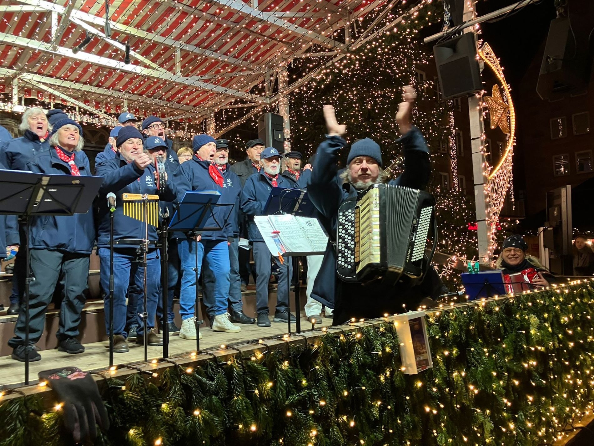 Bild: Inklusive Feliz Navidad zum Abschluss
