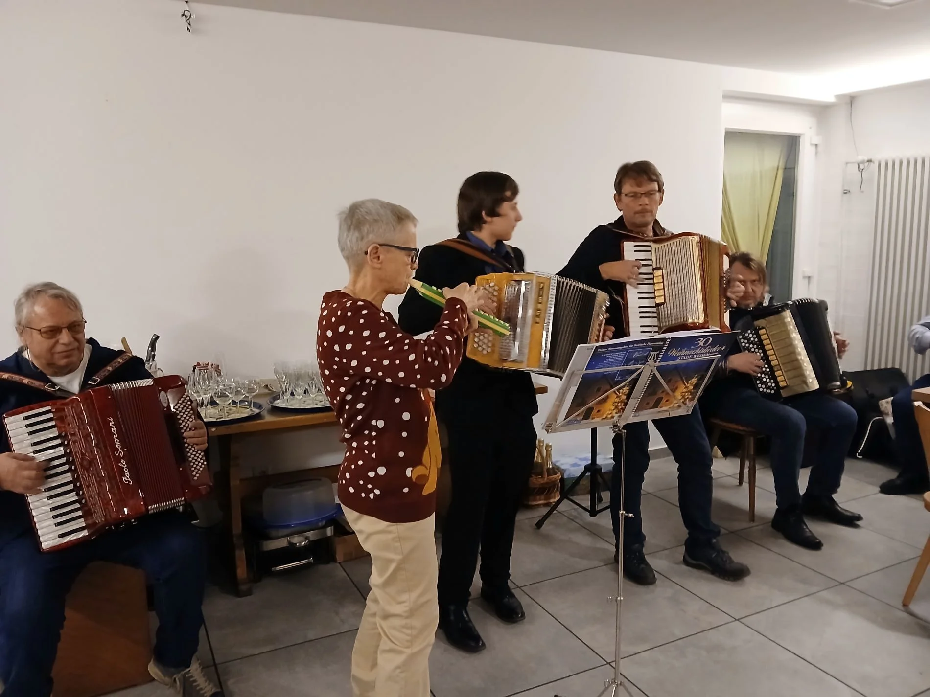 Bild: Und als Quintett in Welturaufführung!