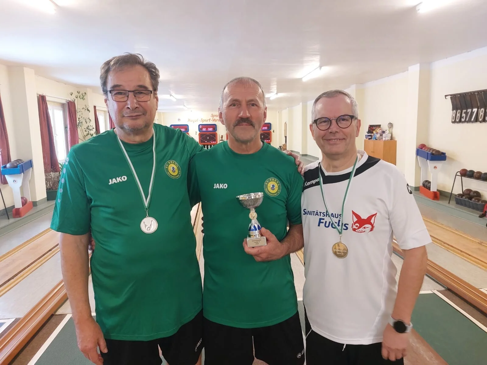 Bild: Herren B - Heiko Seidl, Ingolf Wiese, Ralf Amonat (v.l.)