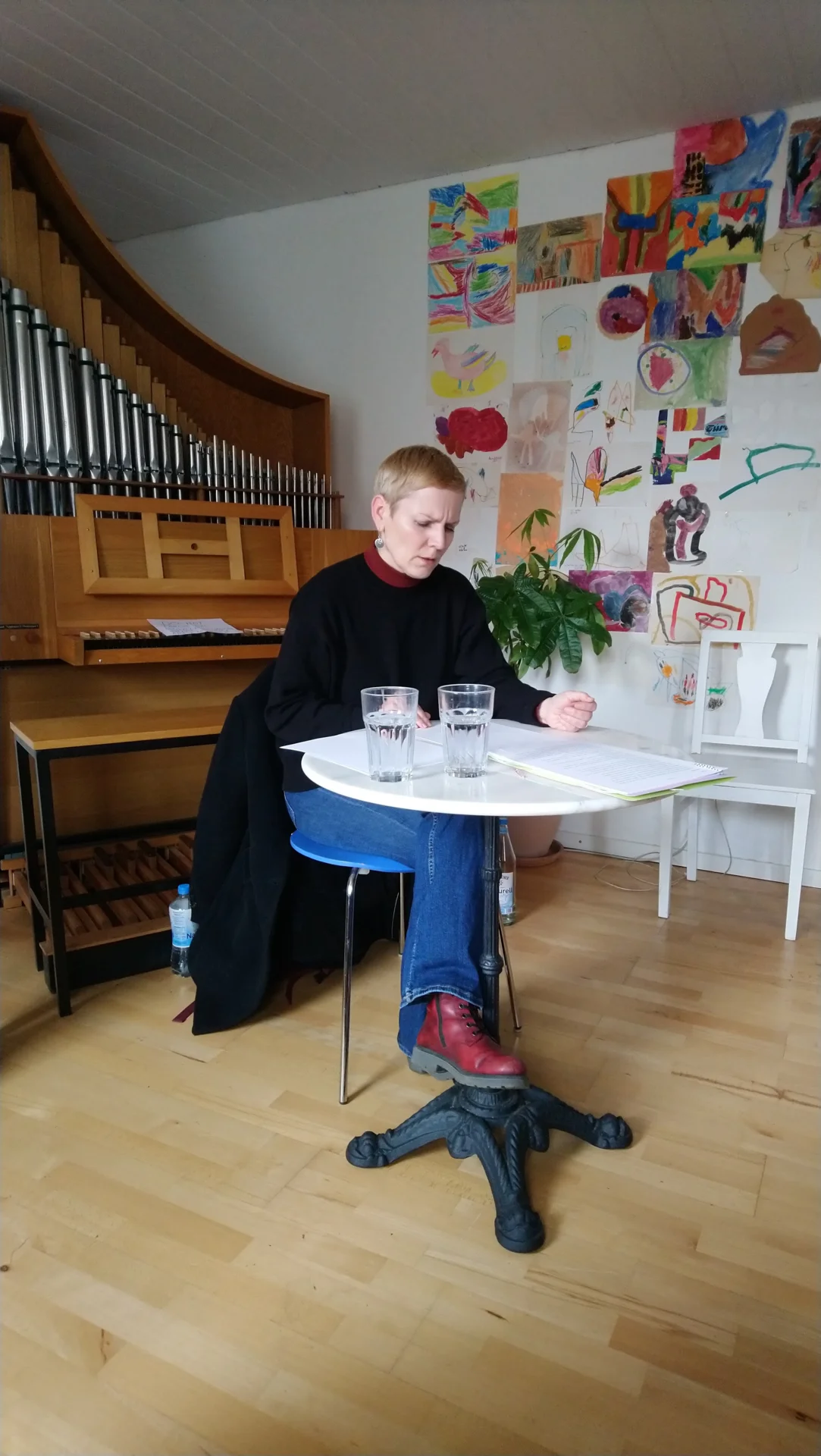 Bild: Lesung von Nora Seeger Zukünftiges aus Kaskadas