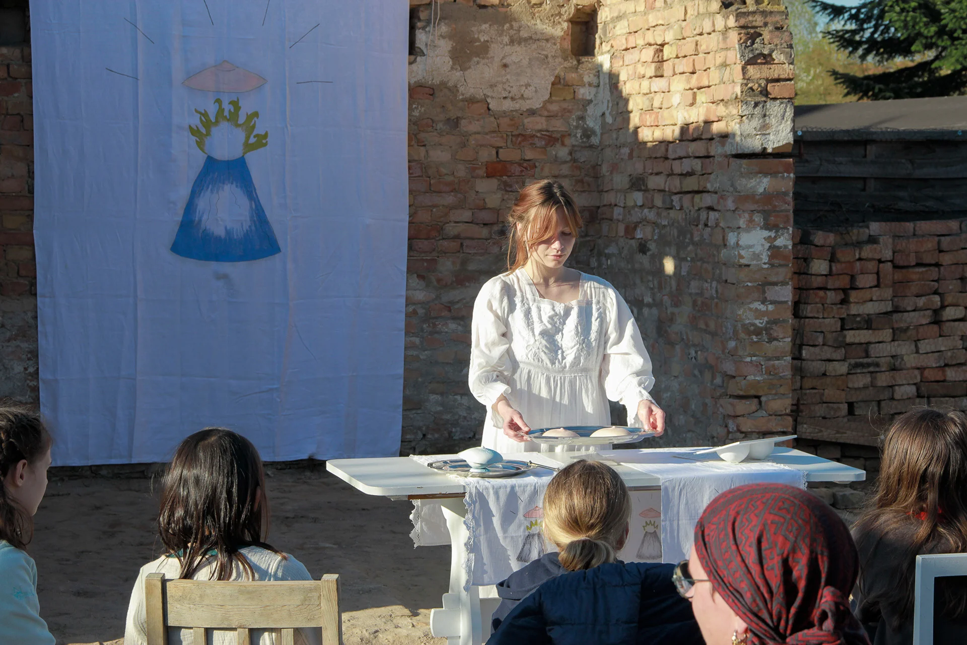 Bild: Seinte Agathe Performance von maria Casado ©Florence Obrecht