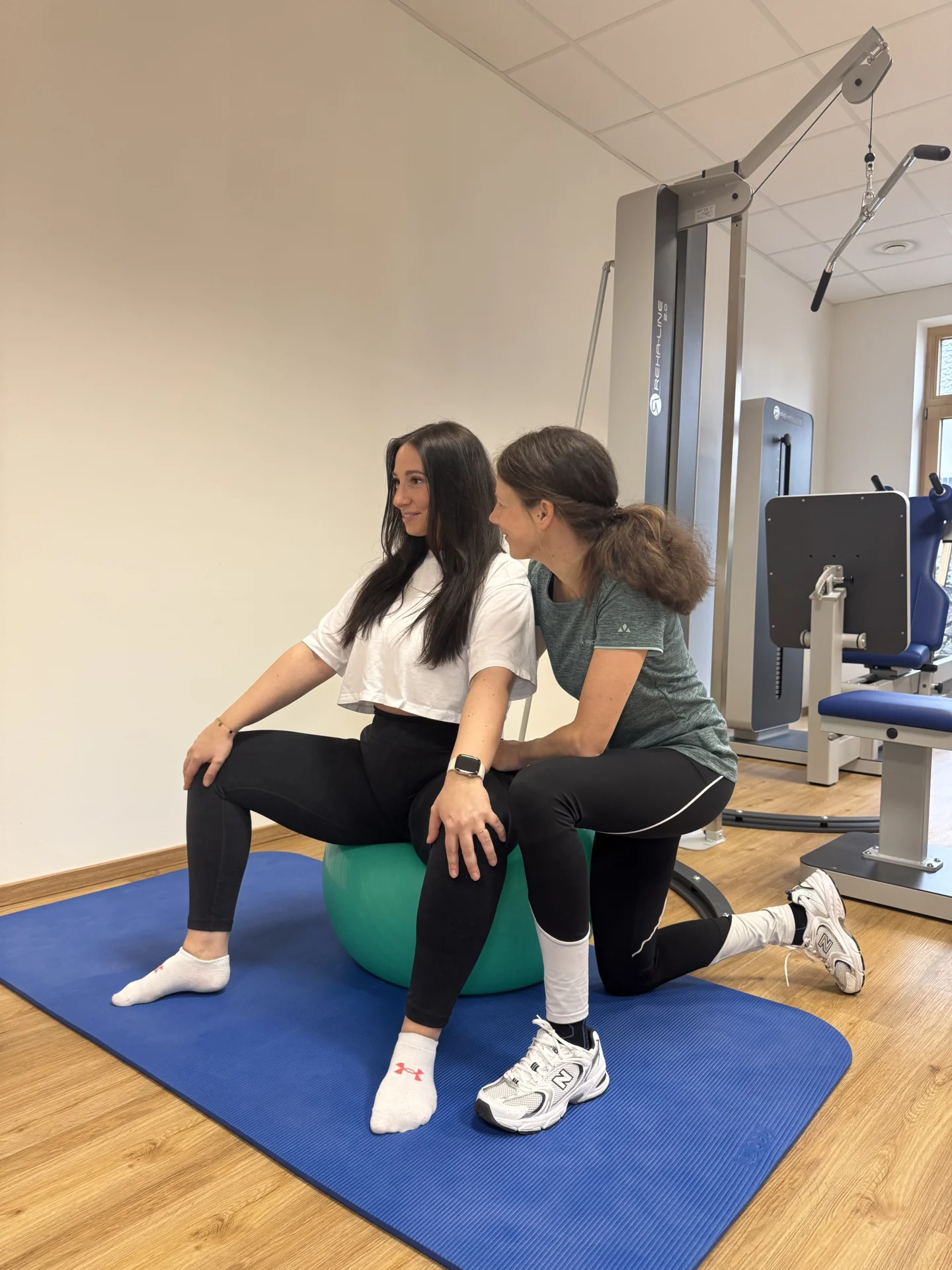 Physiotherapie und Training f&uuml;r  schwangere  (Bild vergr&ouml;&szlig;ern)