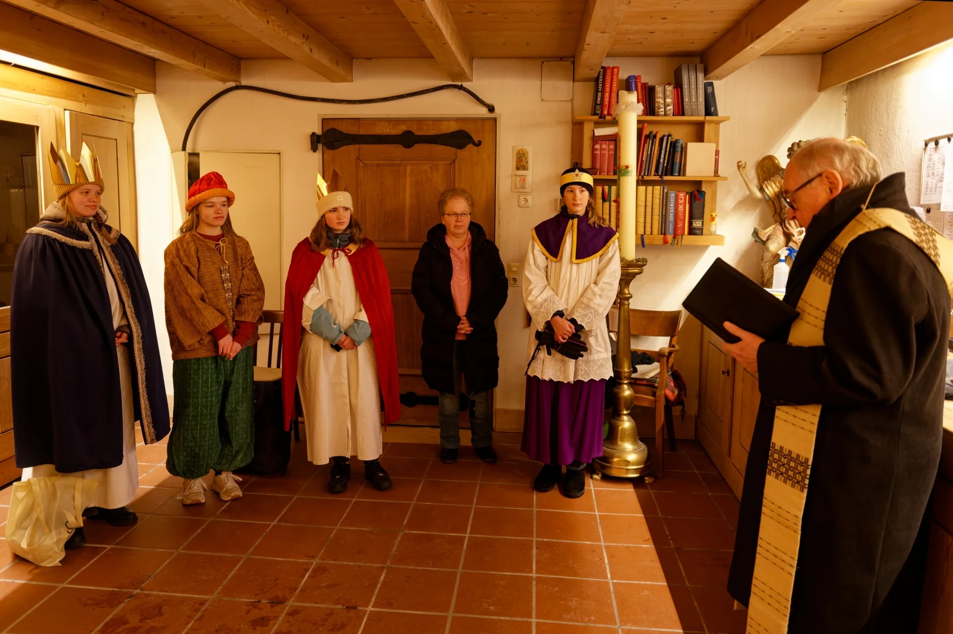 Aussendung der 1. Gruppe 