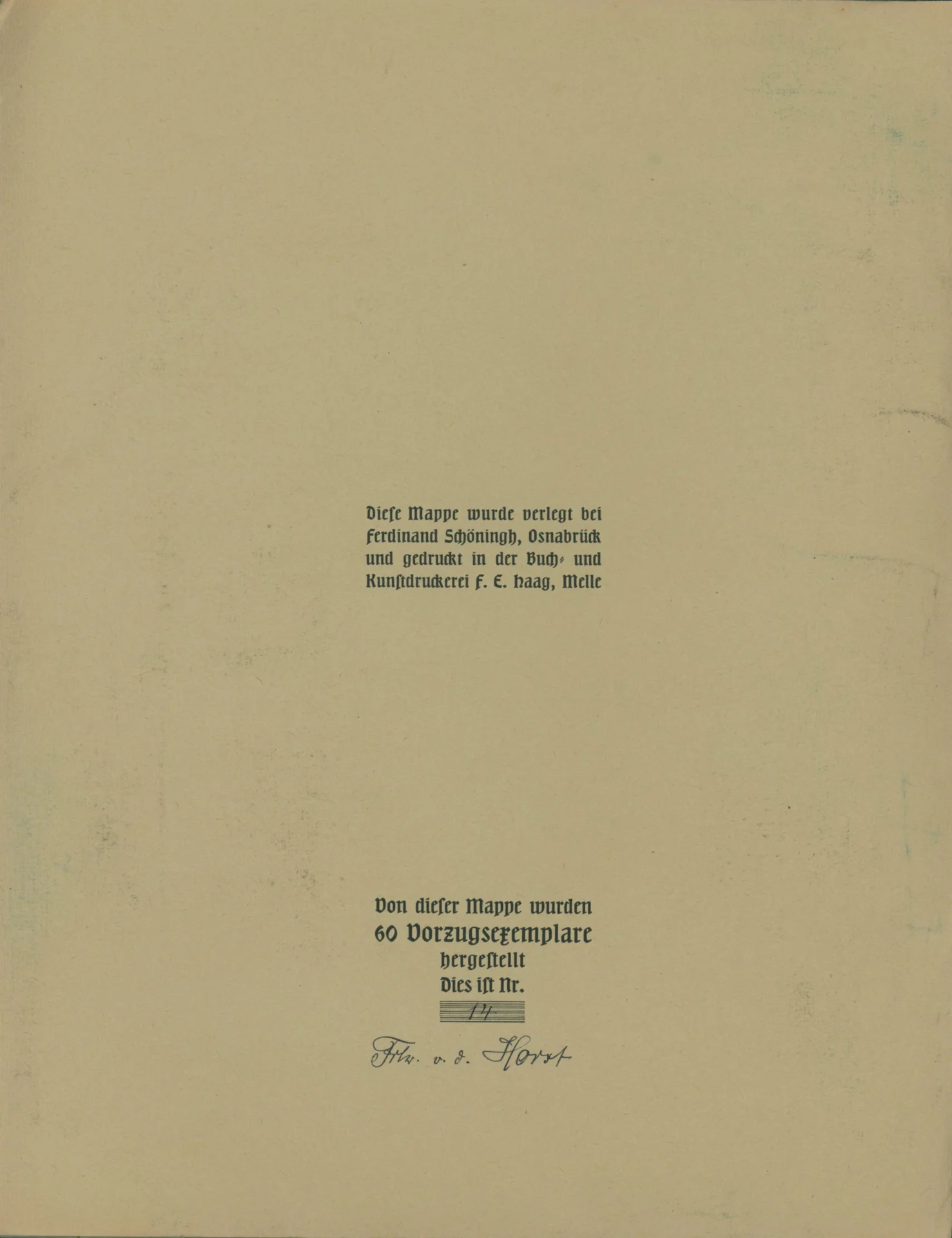 Federzeichnungen von Freiherr von der Horst - 0004  (Bild vergr&ouml;&szlig;ern)