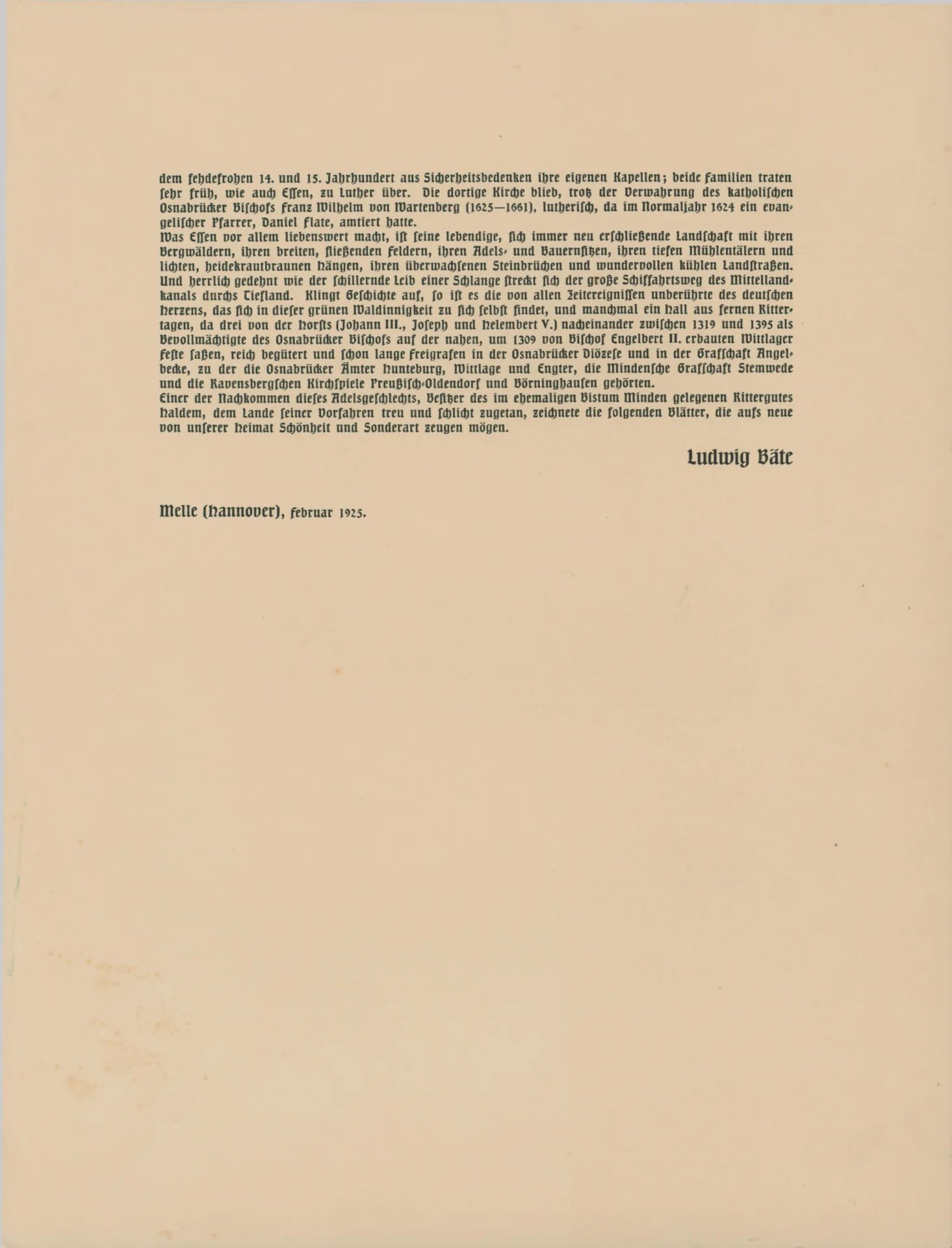 Federzeichnungen von Freiherr von der Horst - 0006  (Bild vergr&ouml;&szlig;ern)