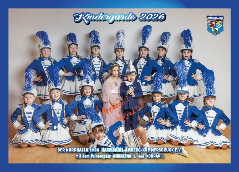 Bild: Kindergarde mit Prinzenpaar