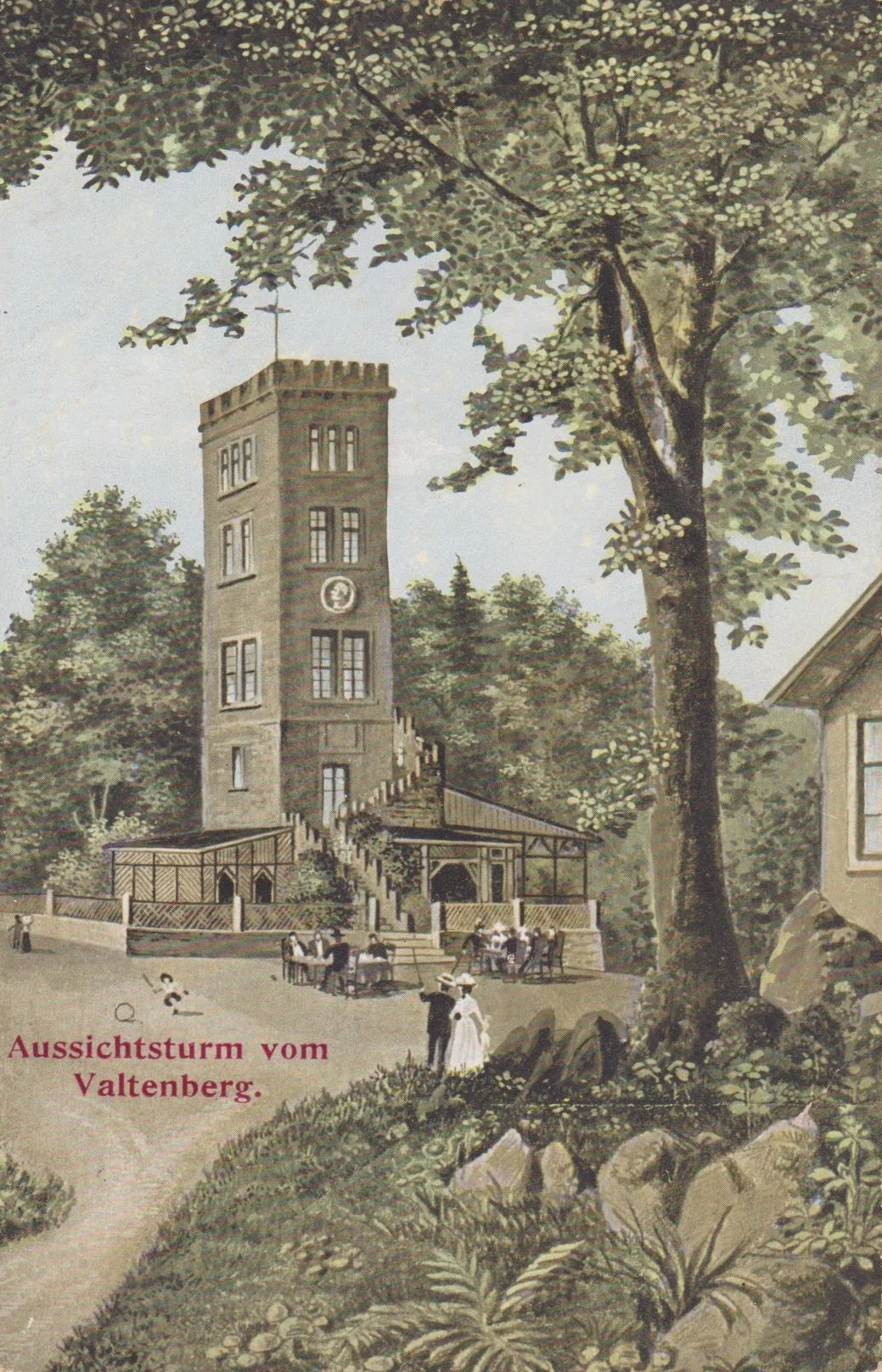 Bild: Valtenberg (Kunstdruckerei K Liebner, Königstein(Elbe), 1912)