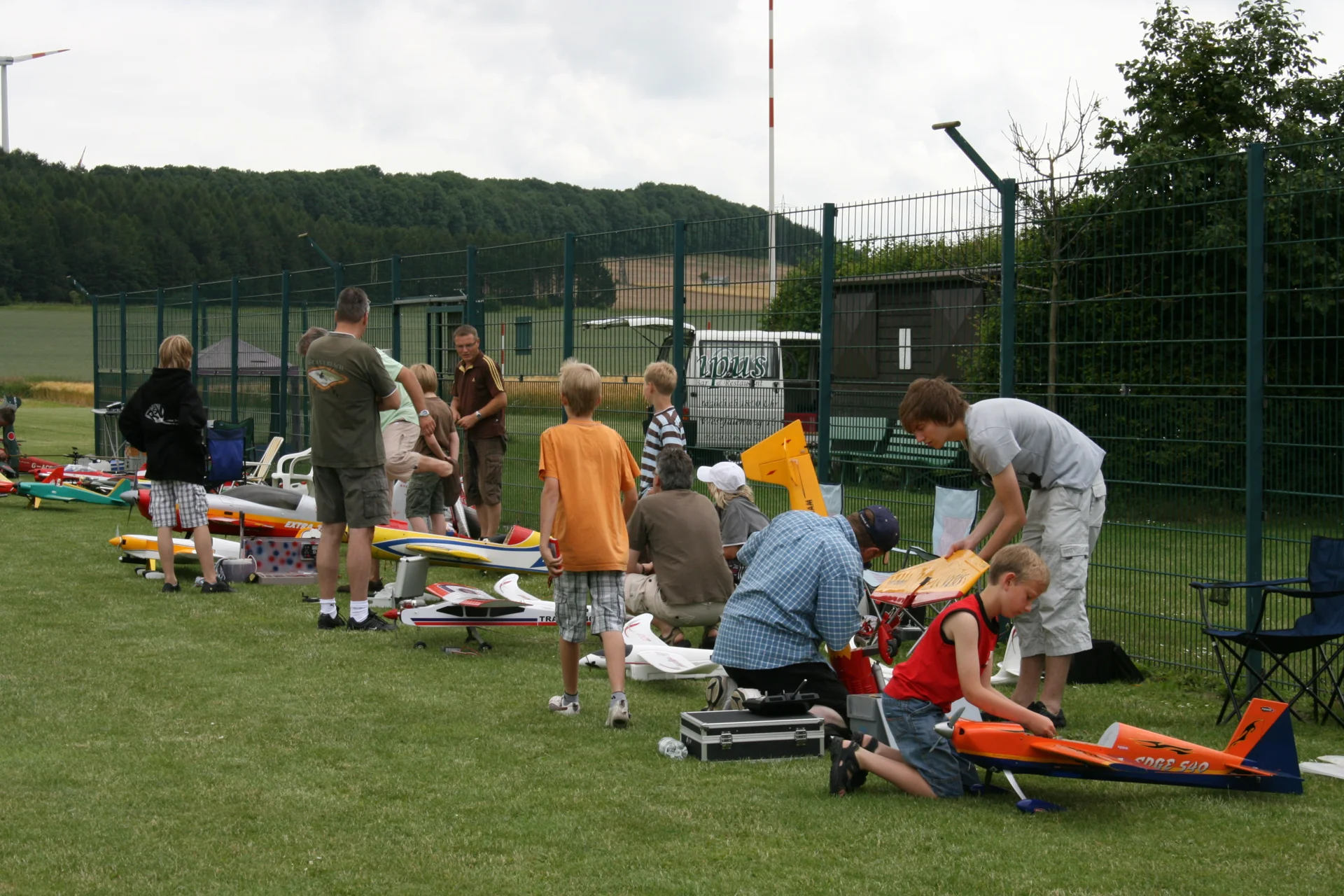 Foto der Galerie: Besuch Heideflieger 2009