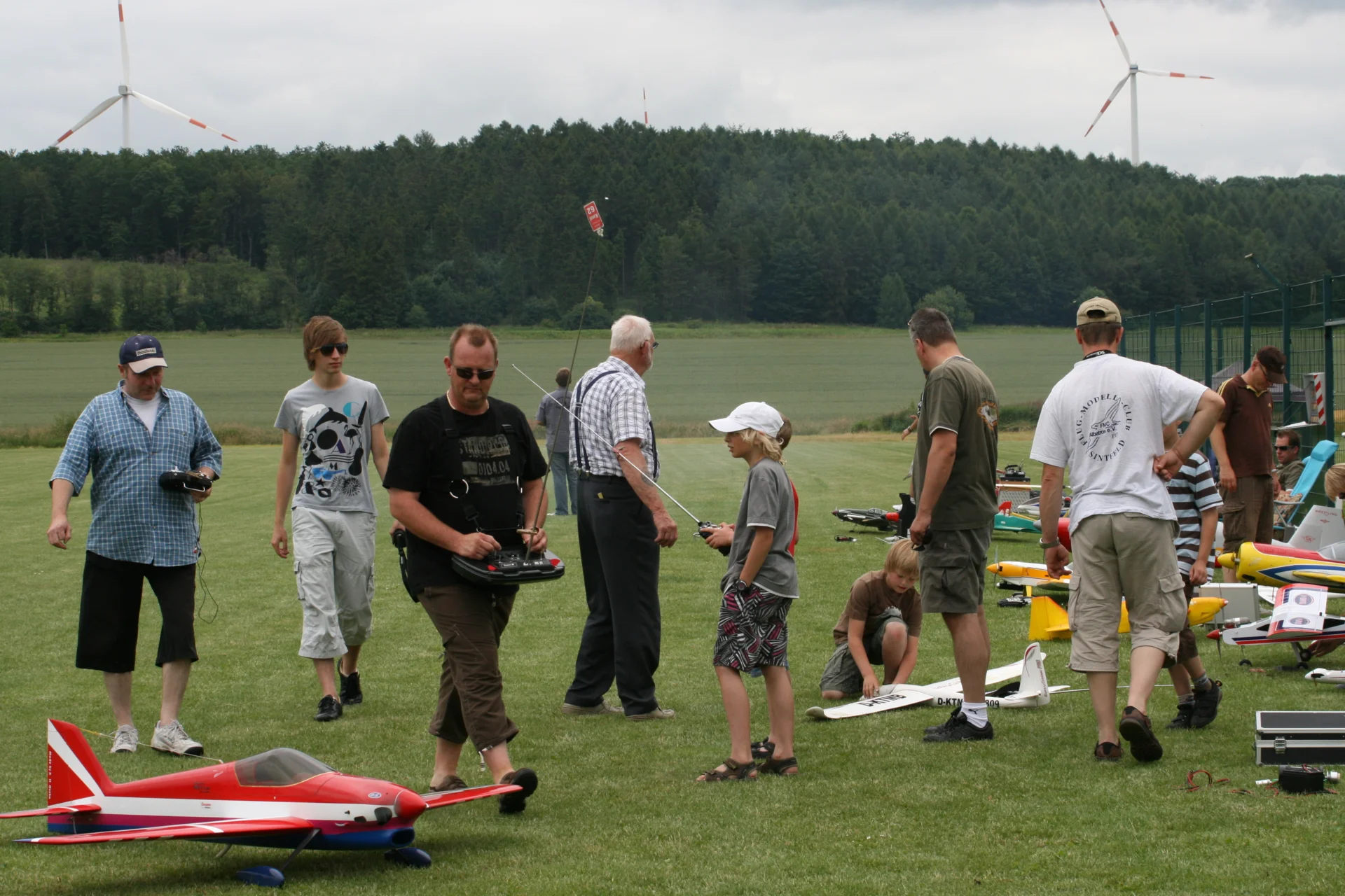 Foto der Galerie: Besuch Heideflieger 2009