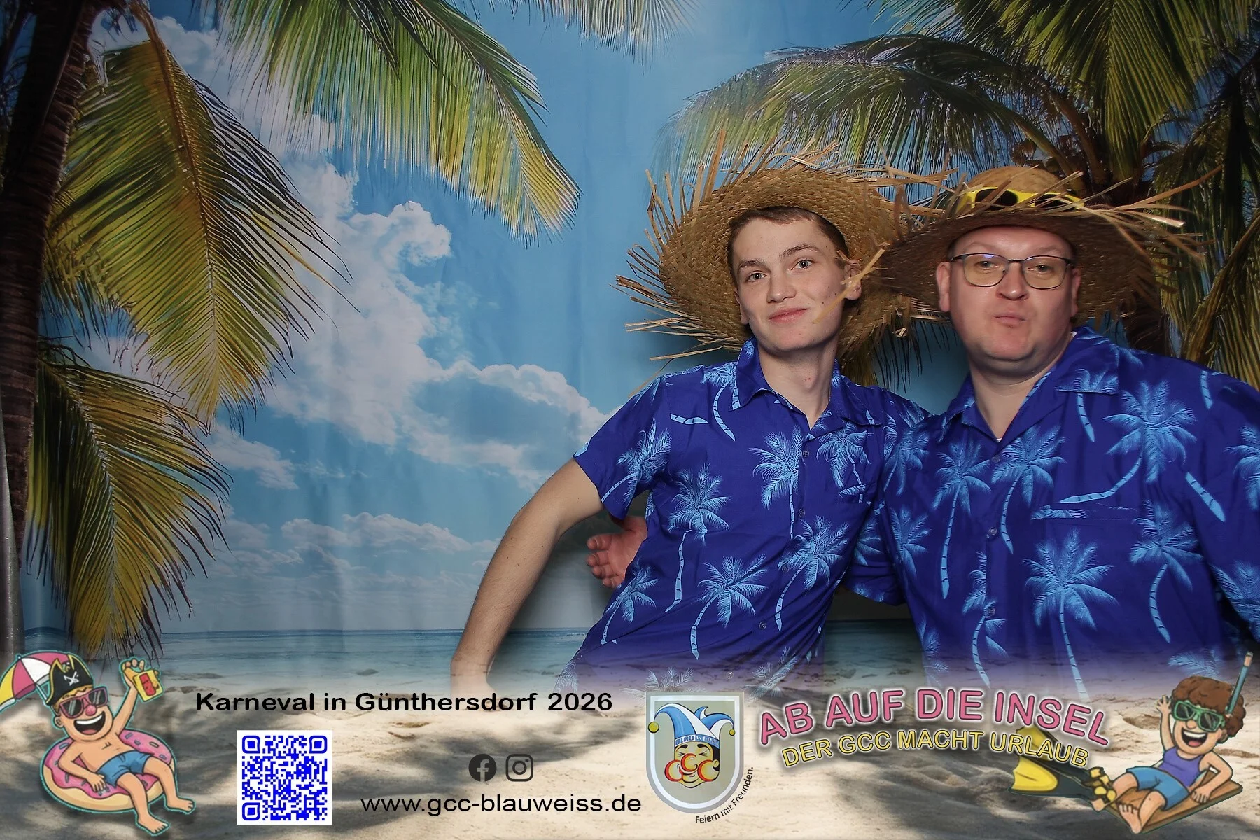 Foto der Galerie: Ab auf die Insel - Sonntagskarneval 8.2.26 Fotobox