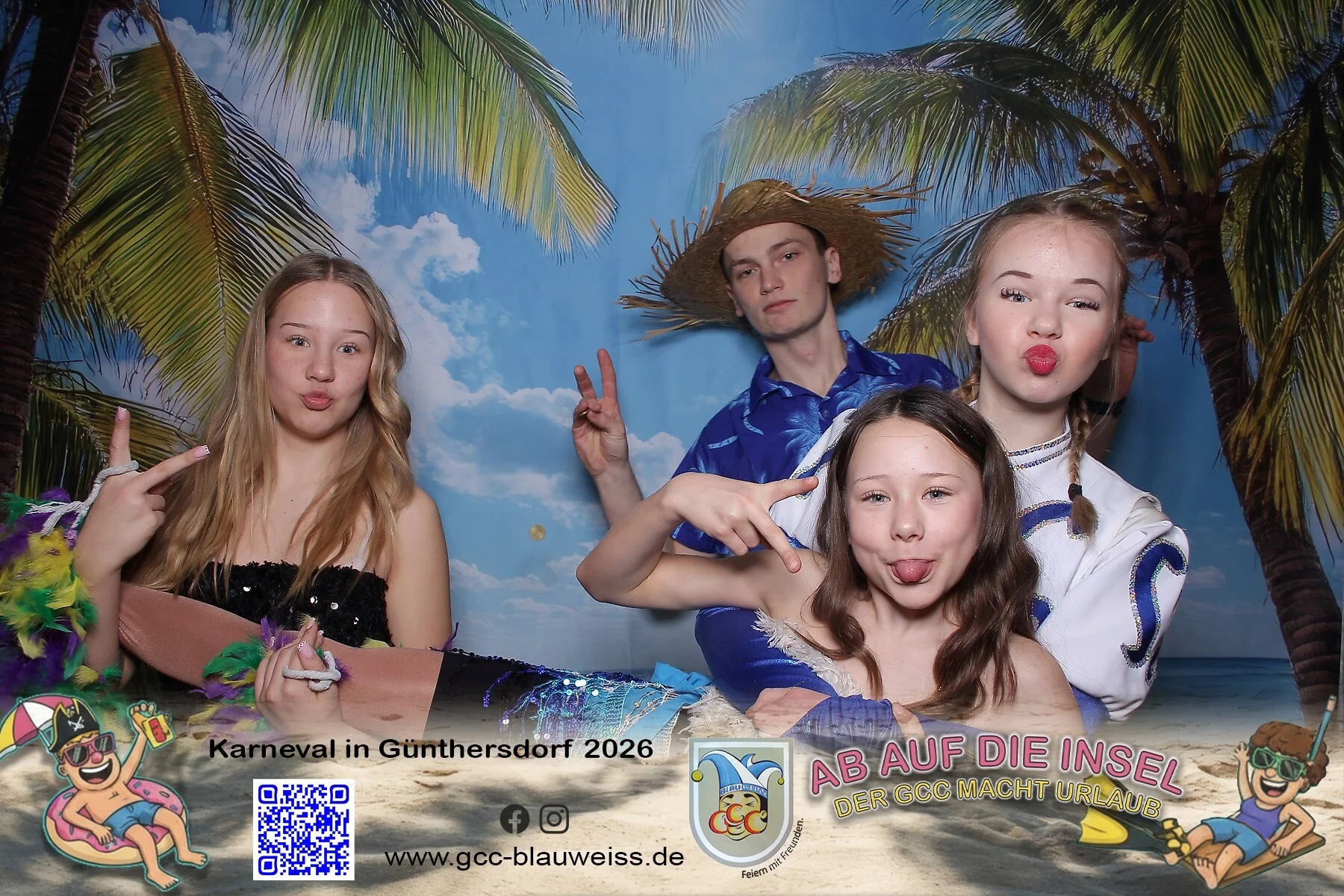 Foto der Galerie: Ab auf die Insel - Sonntagskarneval 8.2.26 Fotobox