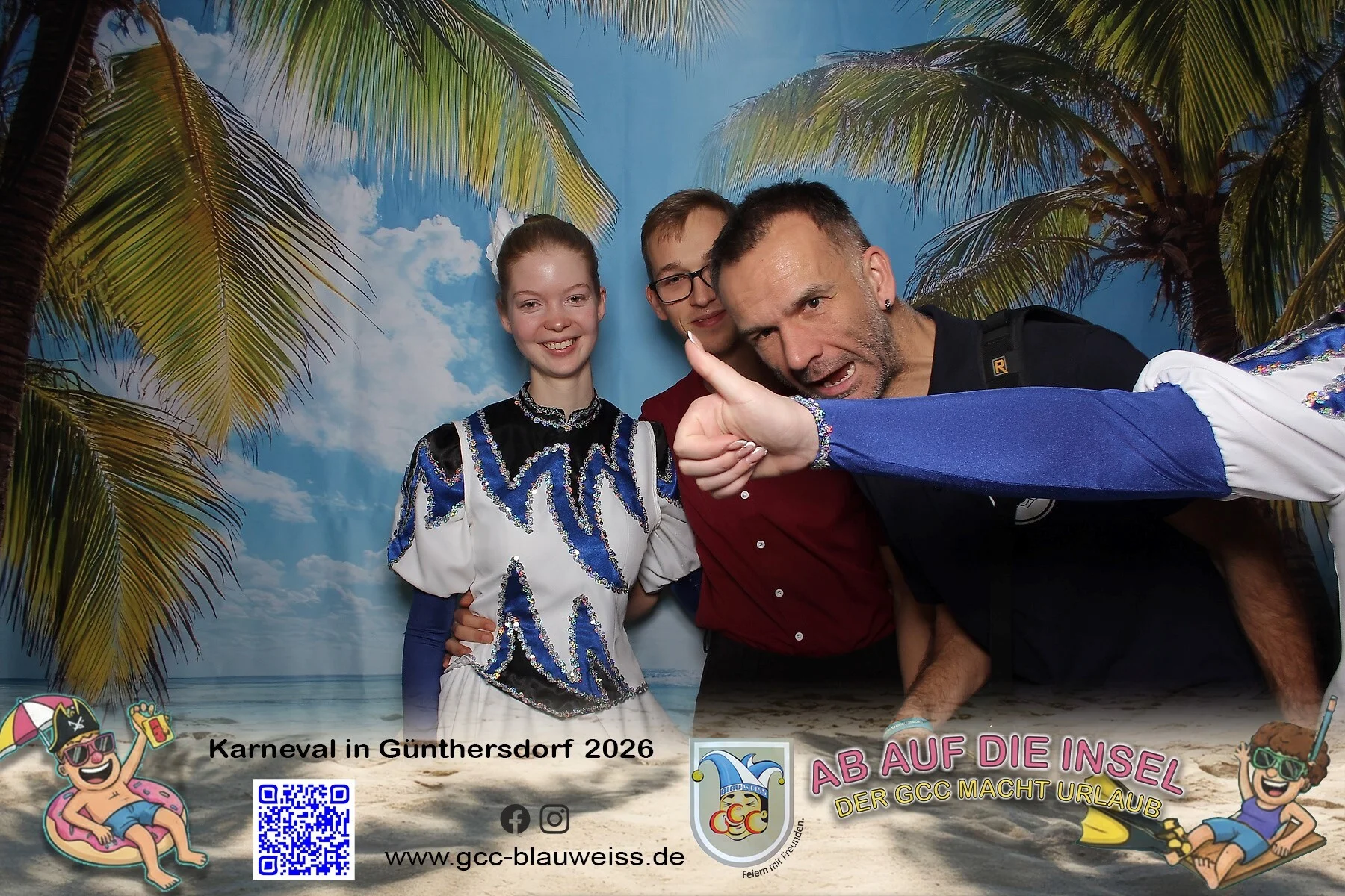 Foto der Galerie: Ab auf die Insel - Sonntagskarneval 8.2.26 Fotobox