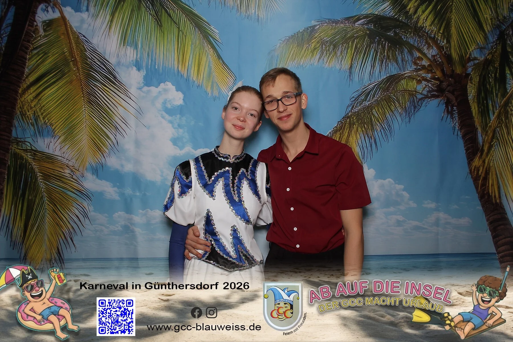 Foto der Galerie: Ab auf die Insel - Sonntagskarneval 8.2.26 Fotobox