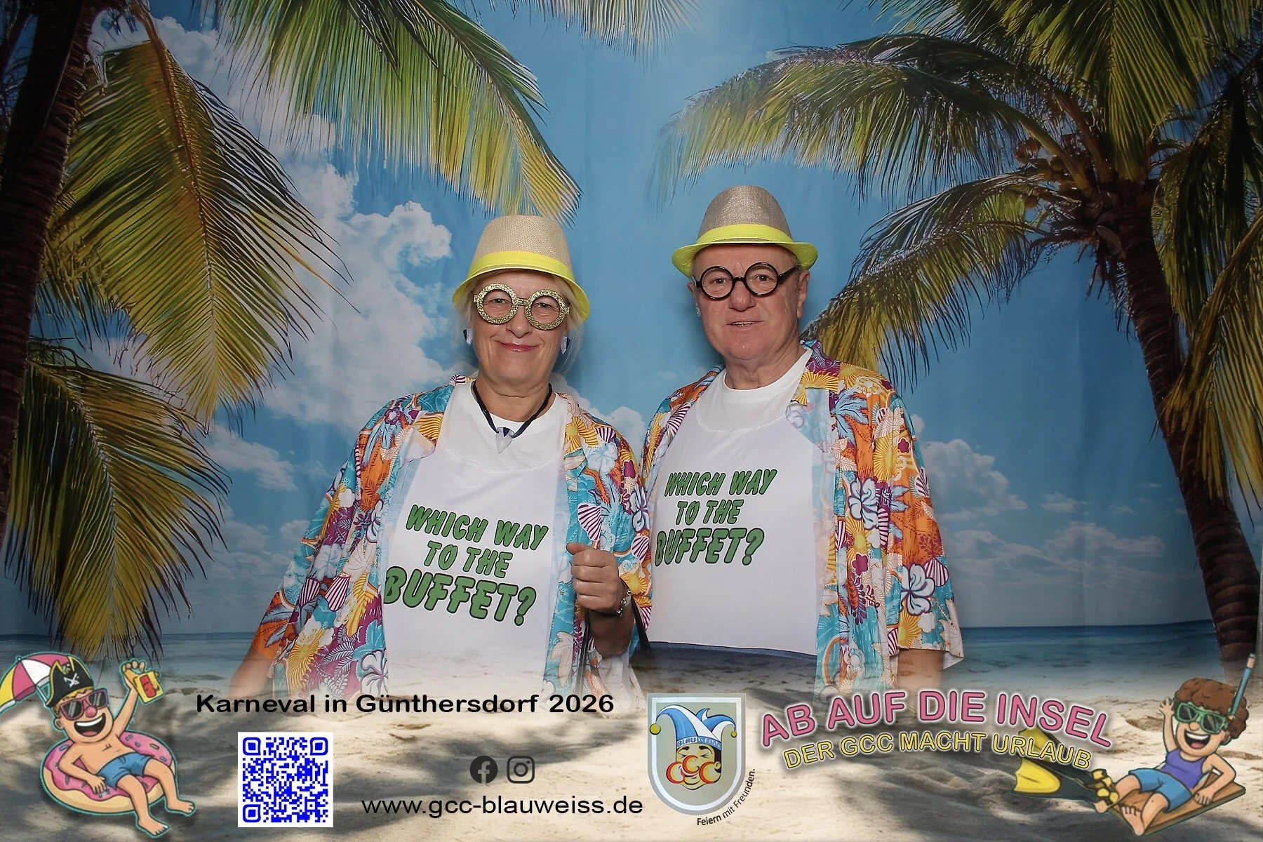 Foto der Galerie: Ab auf die Insel - Sonntagskarneval 8.2.26 Fotobox