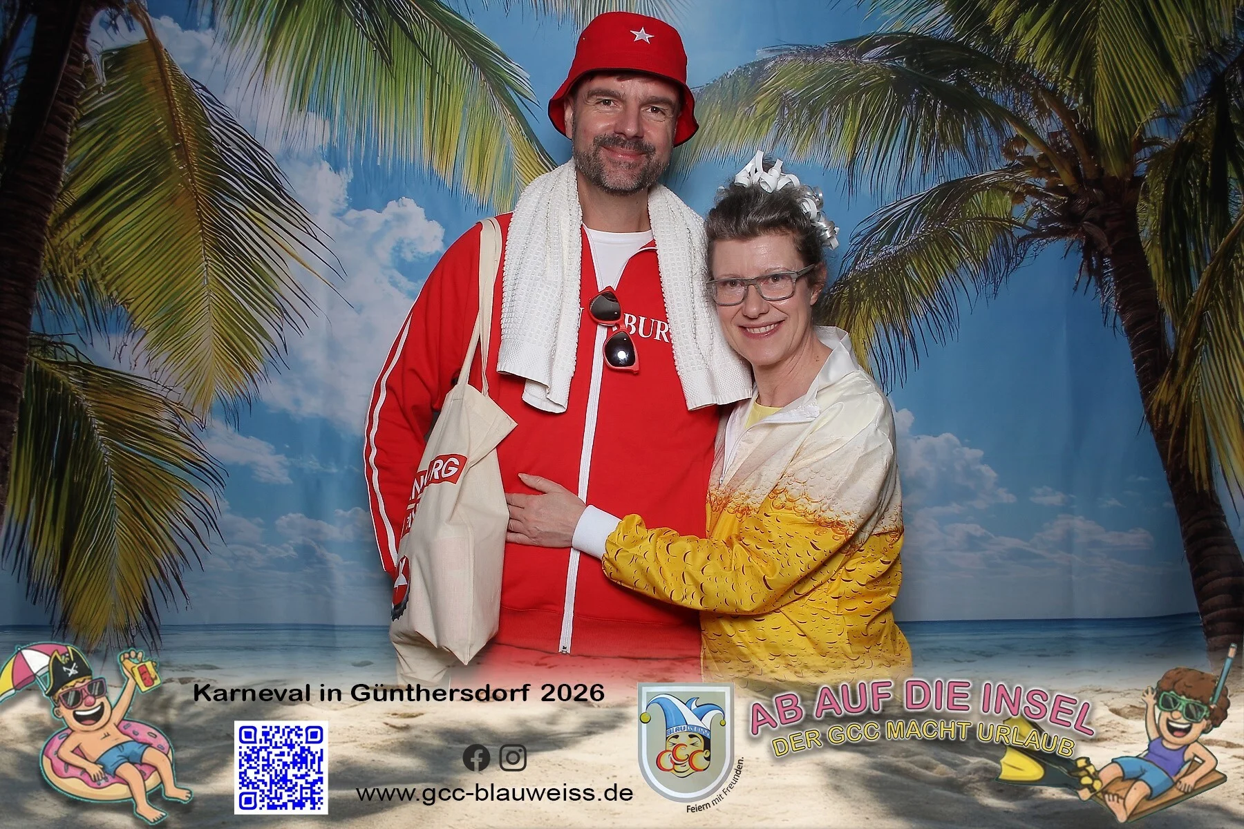 Foto der Galerie: Ab auf die Insel - Sonntagskarneval 8.2.26 Fotobox