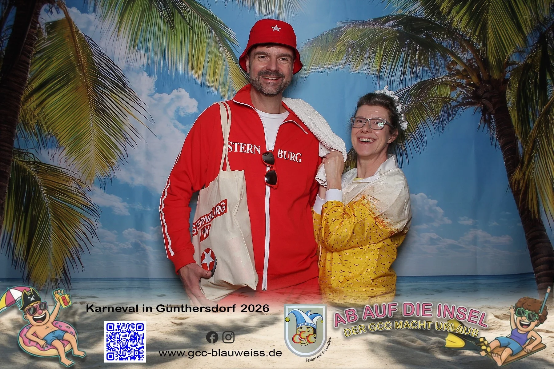 Foto der Galerie: Ab auf die Insel - Sonntagskarneval 8.2.26 Fotobox