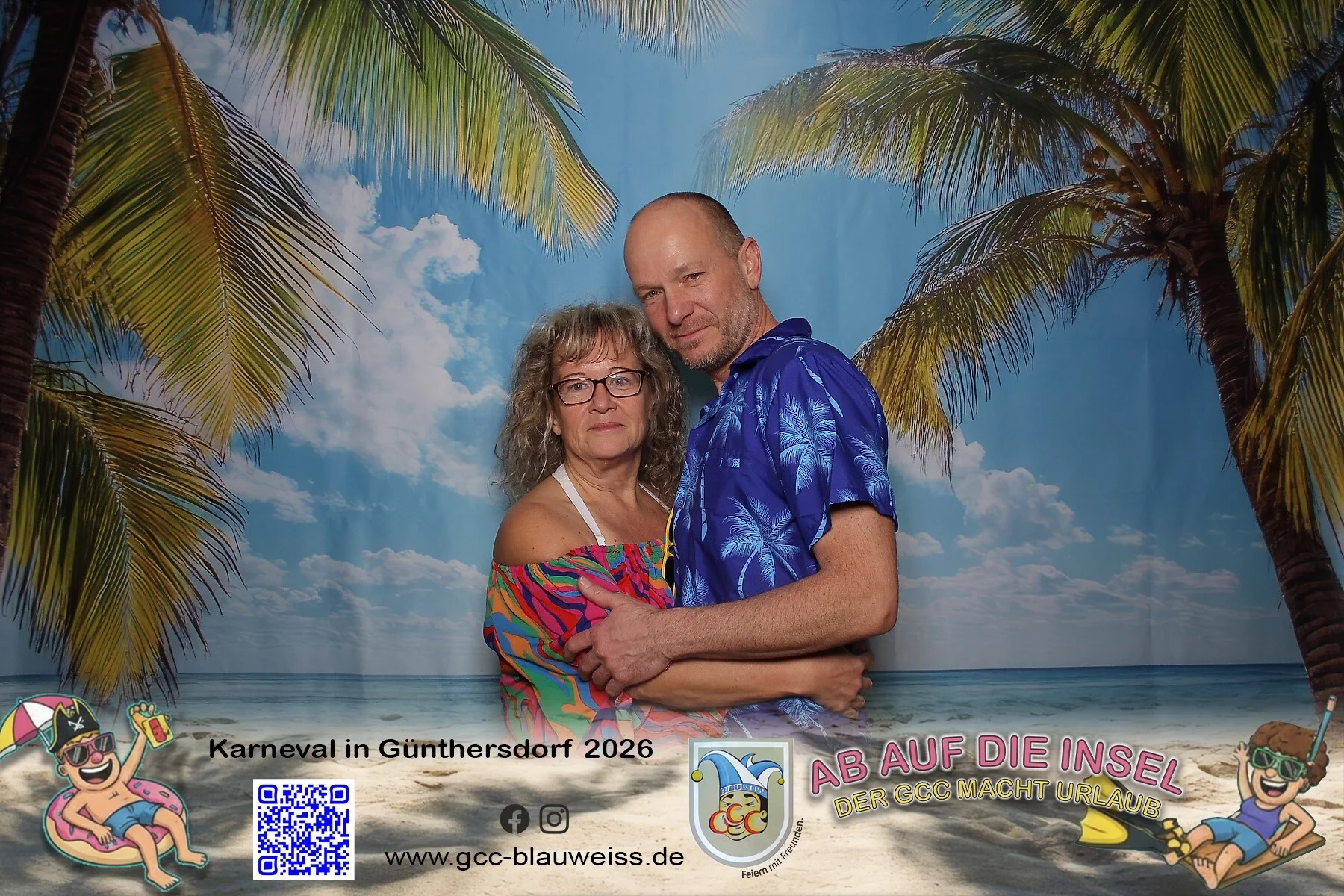 Foto der Galerie: Ab auf die Insel - Sonntagskarneval 8.2.26 Fotobox