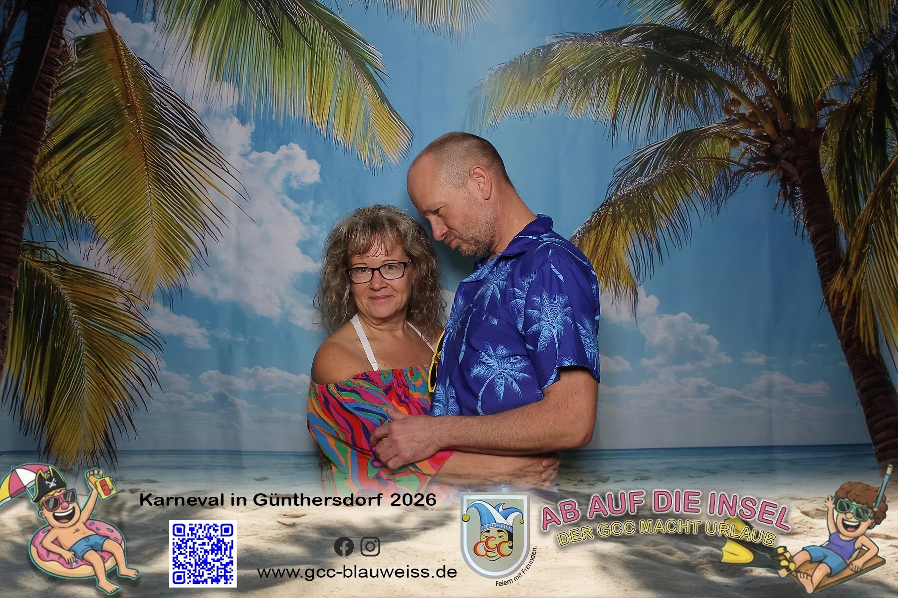 Foto der Galerie: Ab auf die Insel - Sonntagskarneval 8.2.26 Fotobox
