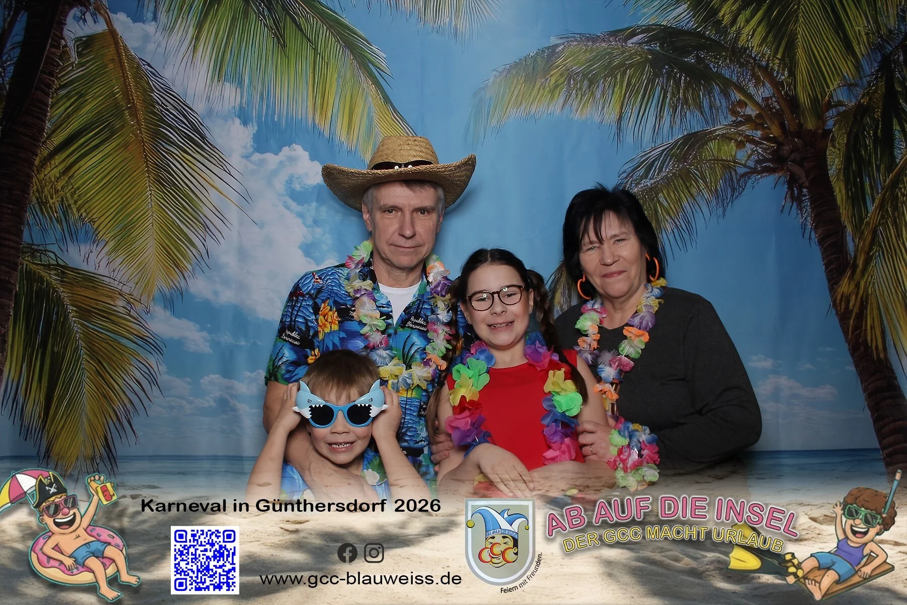 Foto der Galerie: Ab auf die Insel - Sonntagskarneval 8.2.26 Fotobox