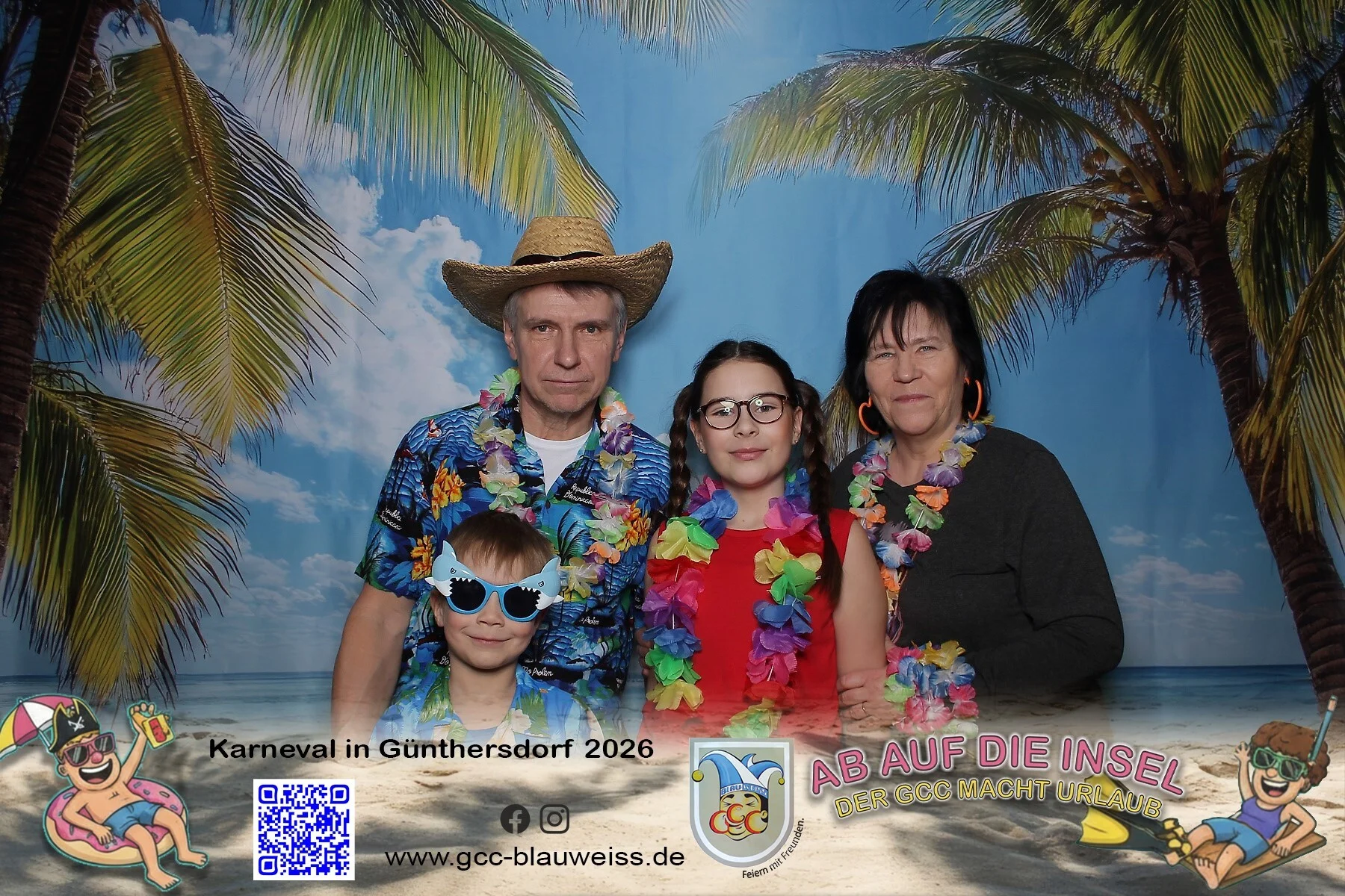 Foto der Galerie: Ab auf die Insel - Sonntagskarneval 8.2.26 Fotobox