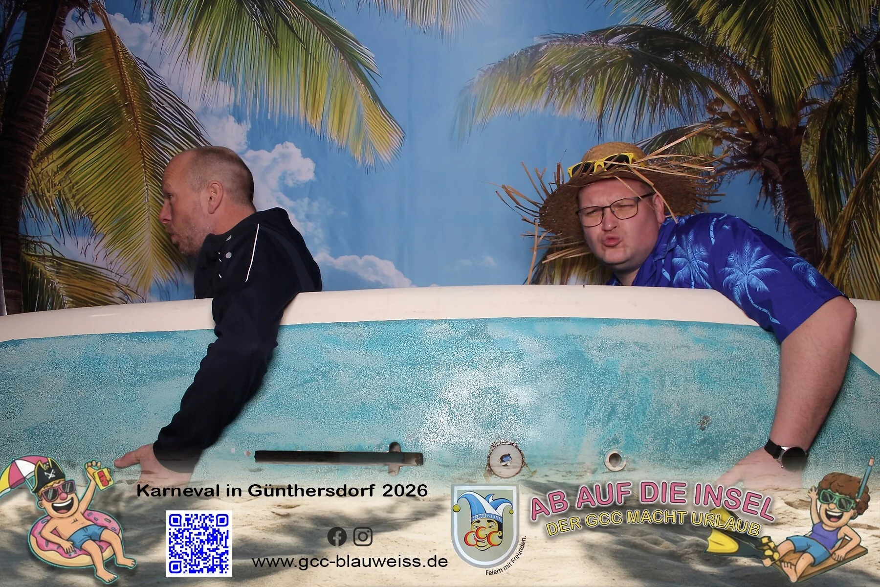 Foto der Galerie: Ab auf die Insel - Sonntagskarneval 8.2.26 Fotobox
