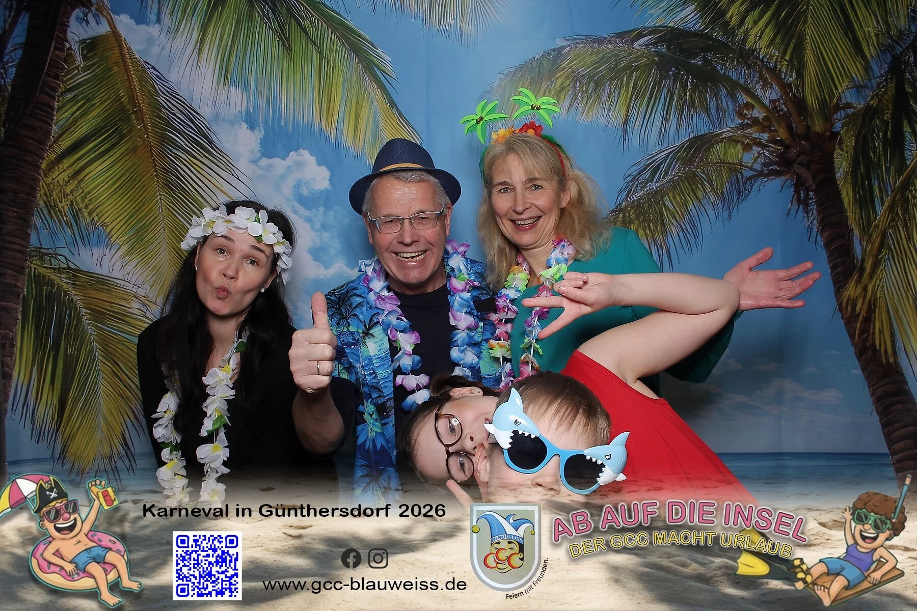 Foto der Galerie: Ab auf die Insel - Sonntagskarneval 8.2.26 Fotobox