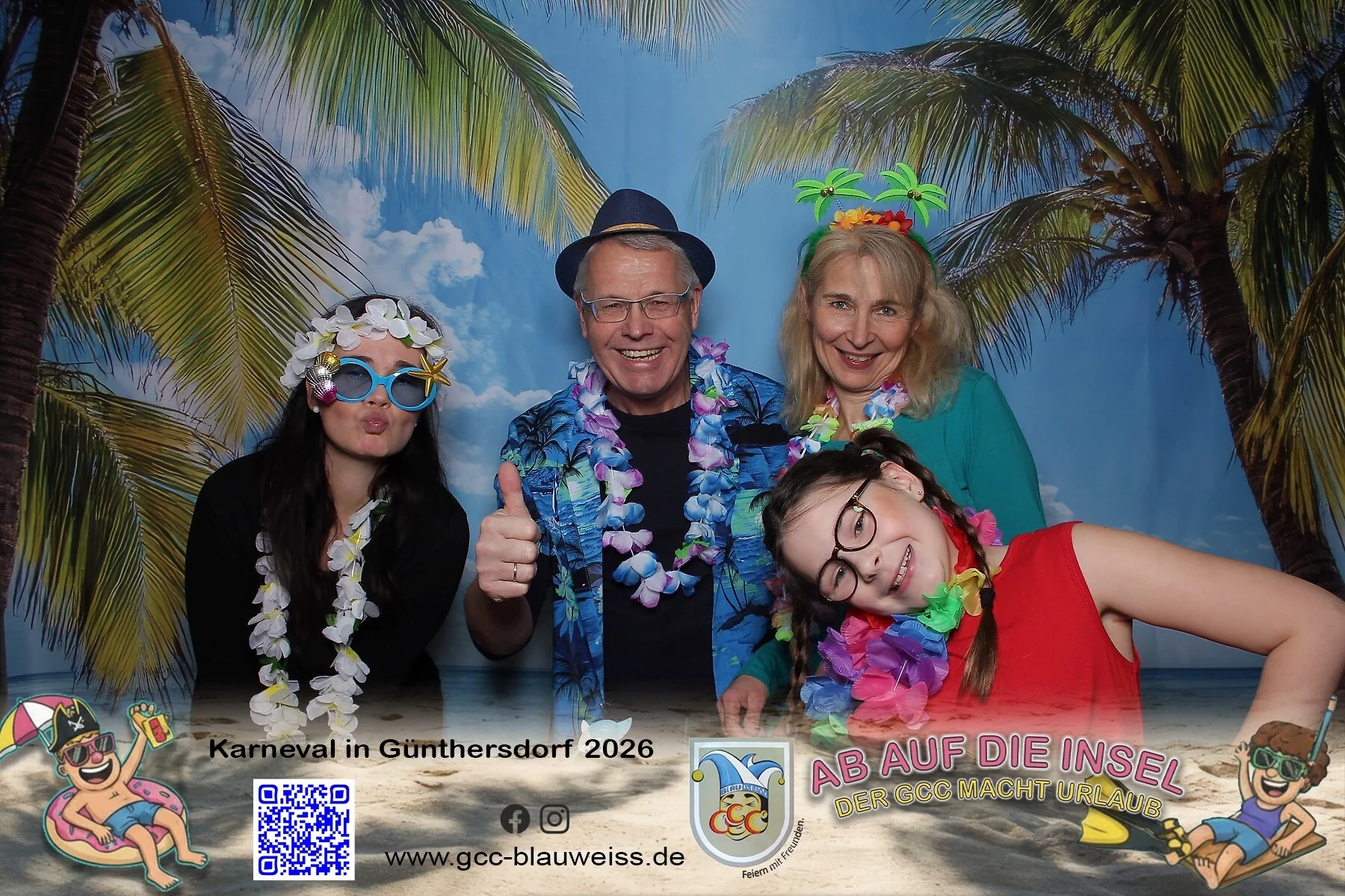 Foto der Galerie: Ab auf die Insel - Sonntagskarneval 8.2.26 Fotobox