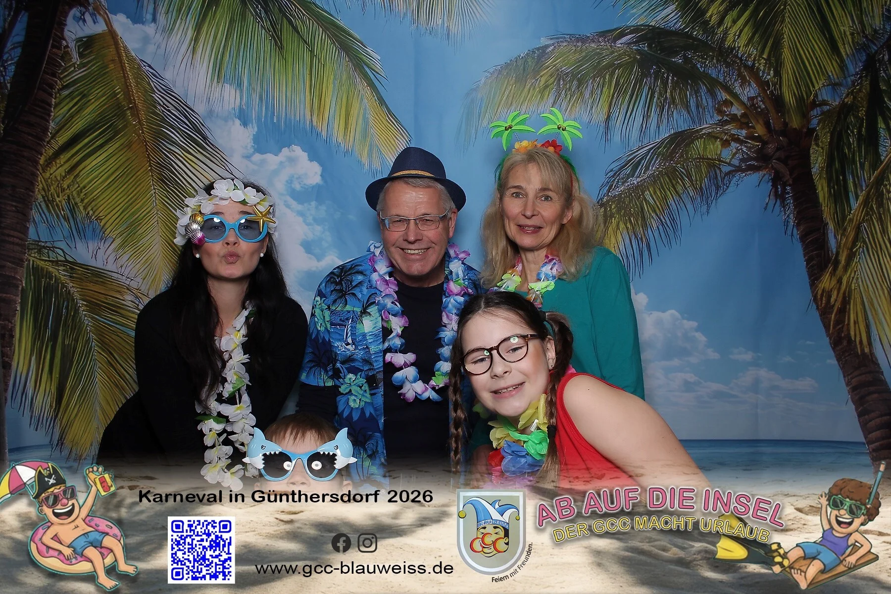 Foto der Galerie: Ab auf die Insel - Sonntagskarneval 8.2.26 Fotobox