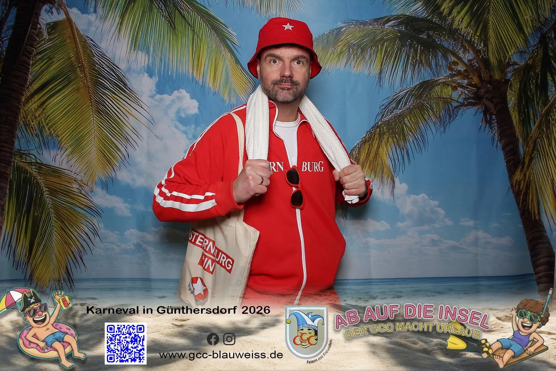 Foto der Galerie: Ab auf die Insel - Sonntagskarneval 8.2.26 Fotobox