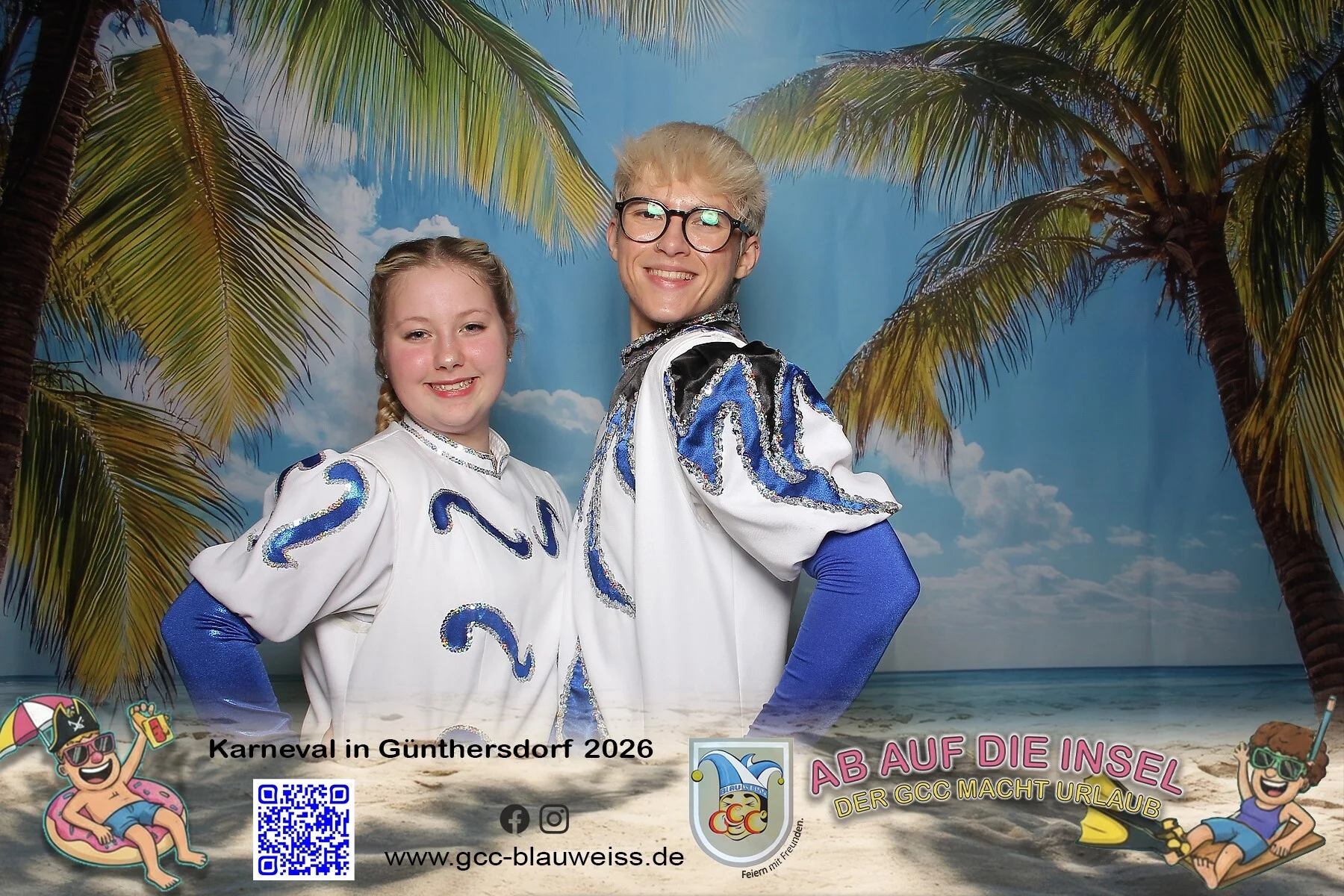 Foto der Galerie: Ab auf die Insel - Sonntagskarneval 8.2.26 Fotobox
