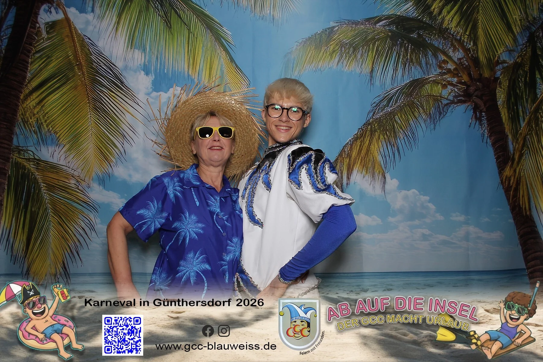 Foto der Galerie: Ab auf die Insel - Sonntagskarneval 8.2.26 Fotobox