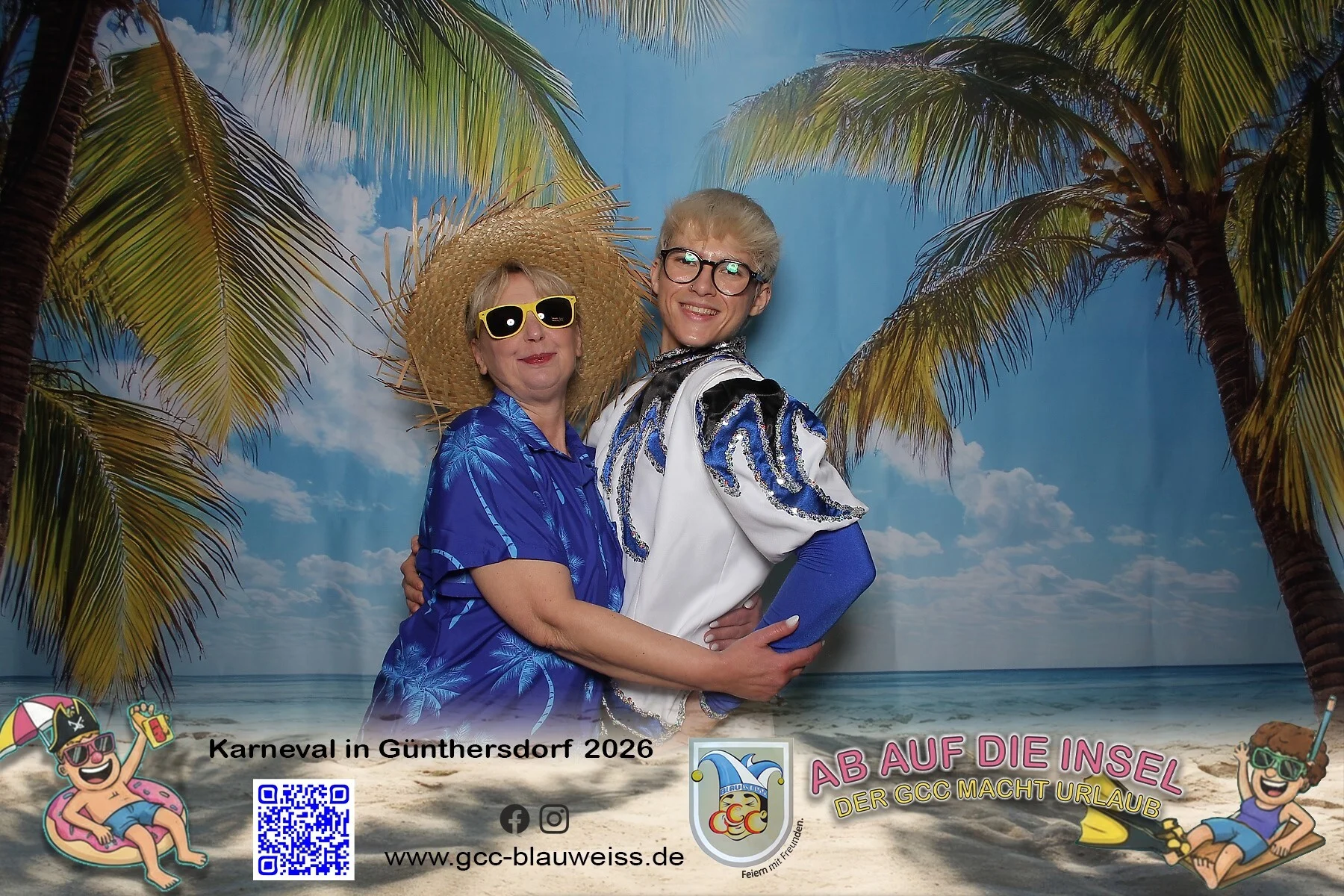 Foto der Galerie: Ab auf die Insel - Sonntagskarneval 8.2.26 Fotobox