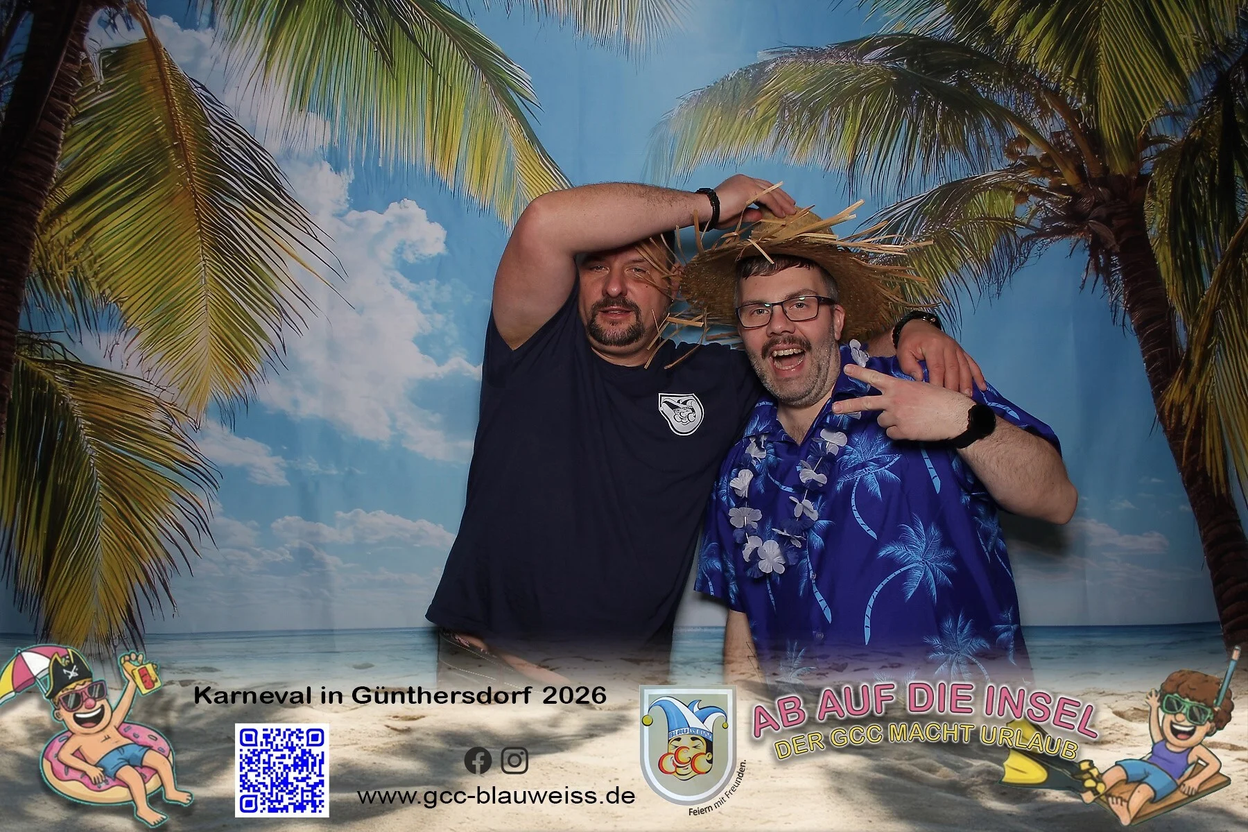 Foto der Galerie: Ab auf die Insel - Sonntagskarneval 8.2.26 Fotobox