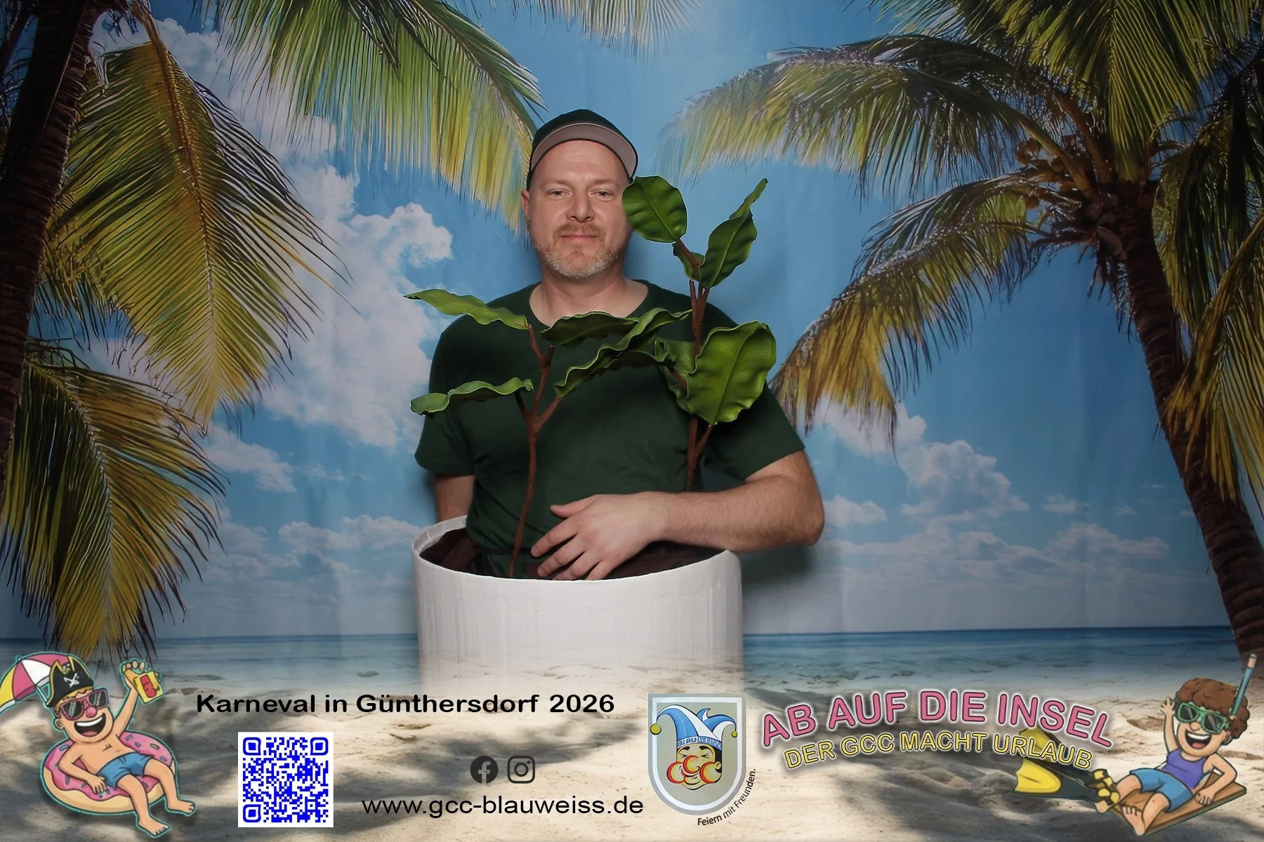 Foto der Galerie: Ab auf die Insel - Sonntagskarneval 8.2.26 Fotobox