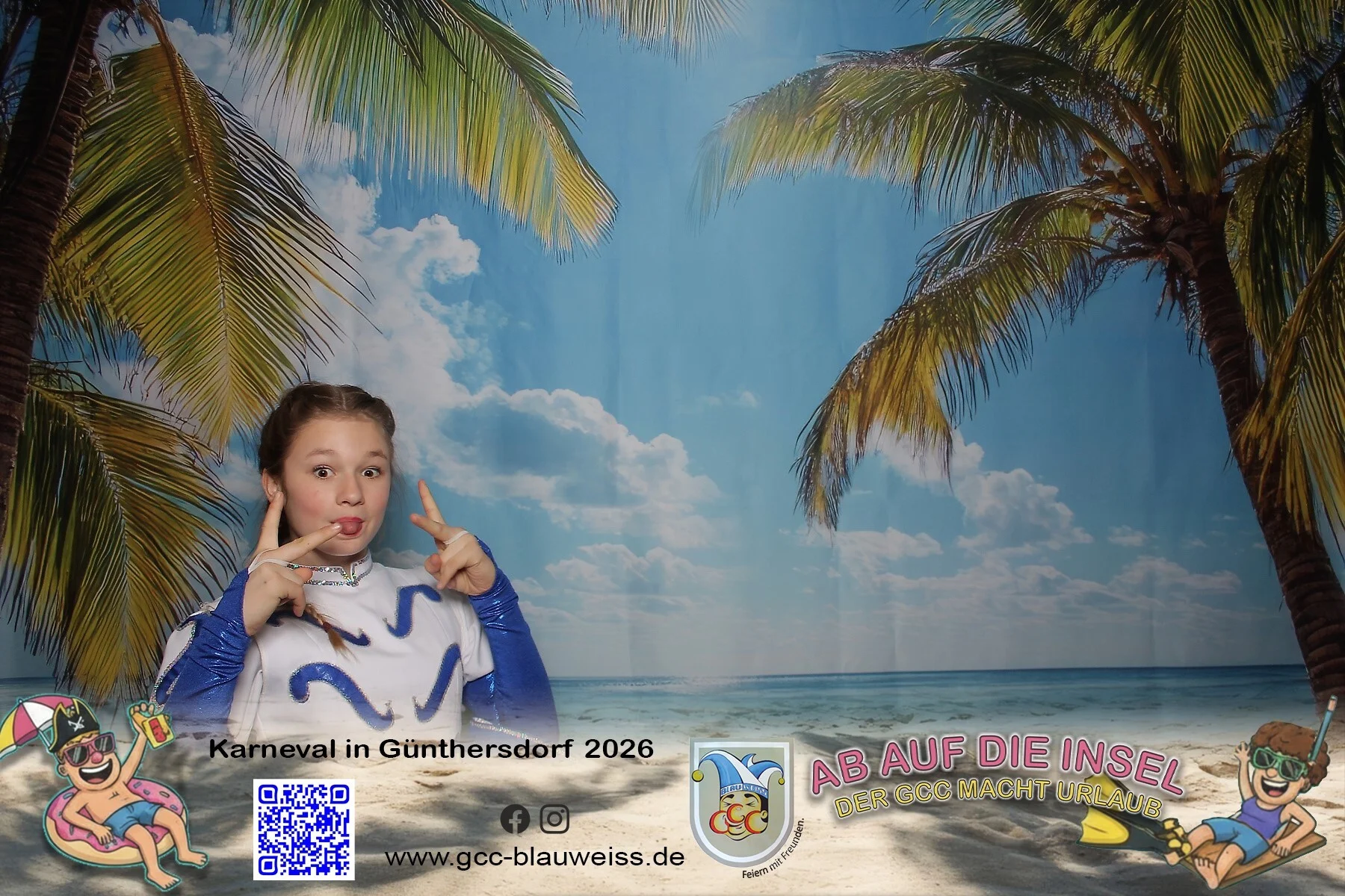 Foto der Galerie: Ab auf die Insel - Sonntagskarneval 8.2.26 Fotobox