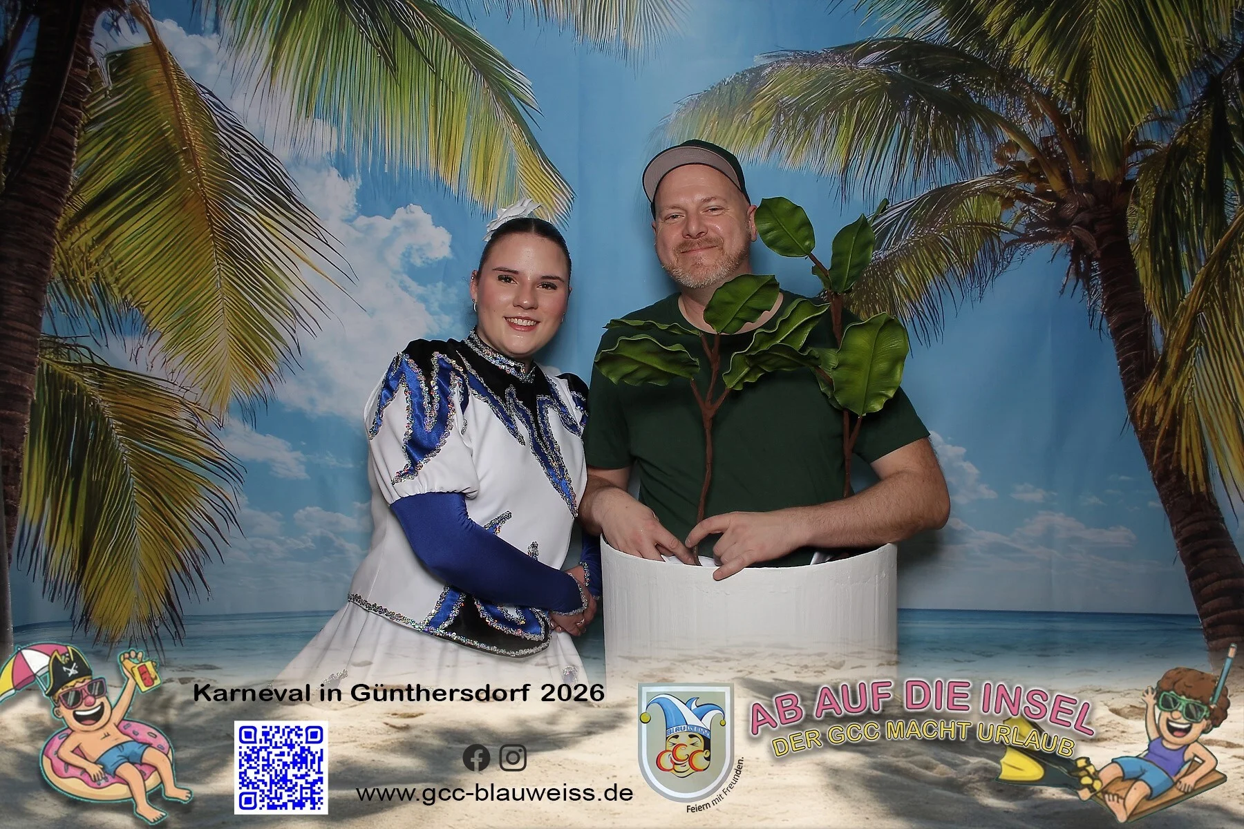Foto der Galerie: Ab auf die Insel - Sonntagskarneval 8.2.26 Fotobox