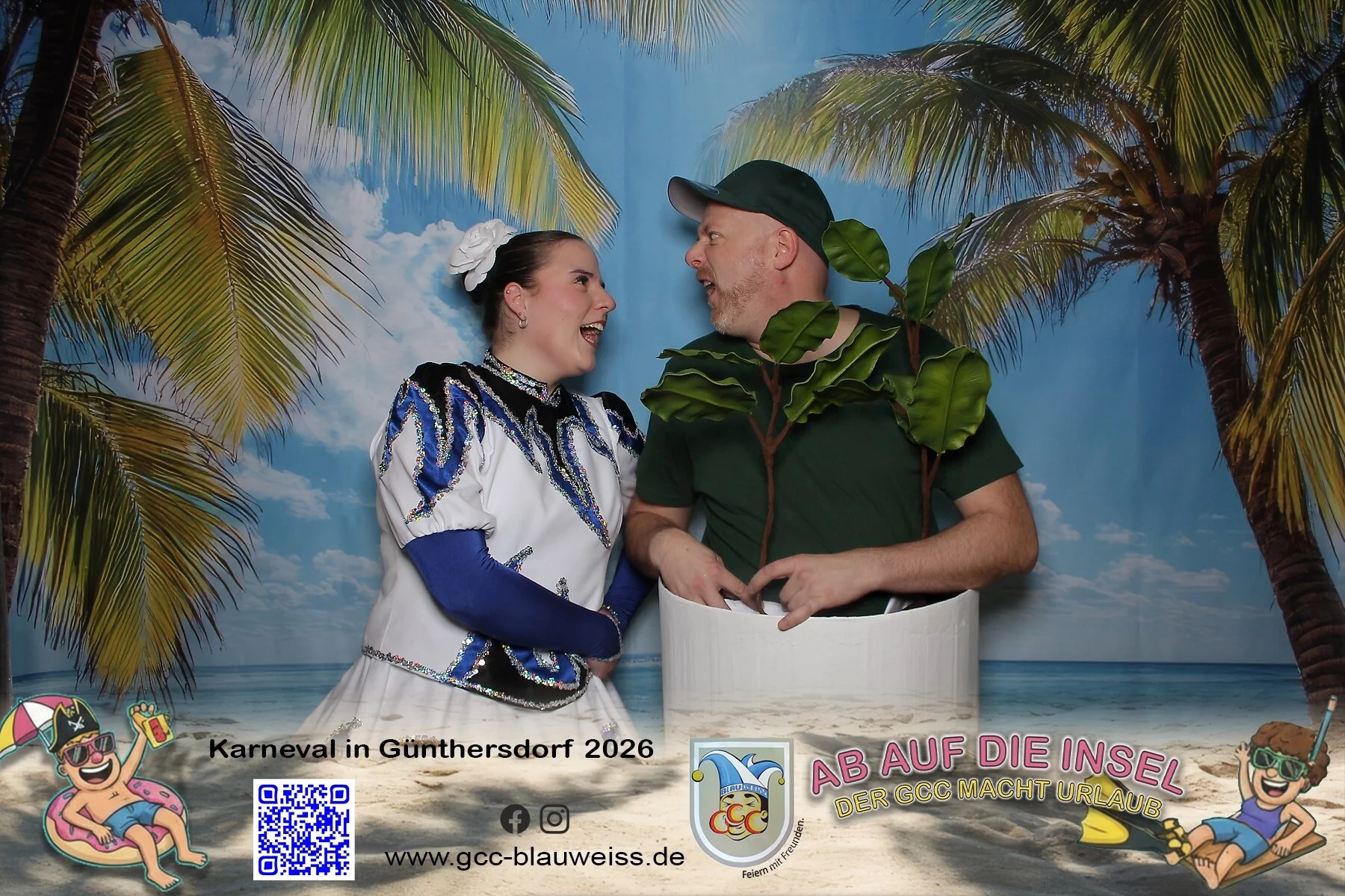 Foto der Galerie: Ab auf die Insel - Sonntagskarneval 8.2.26 Fotobox