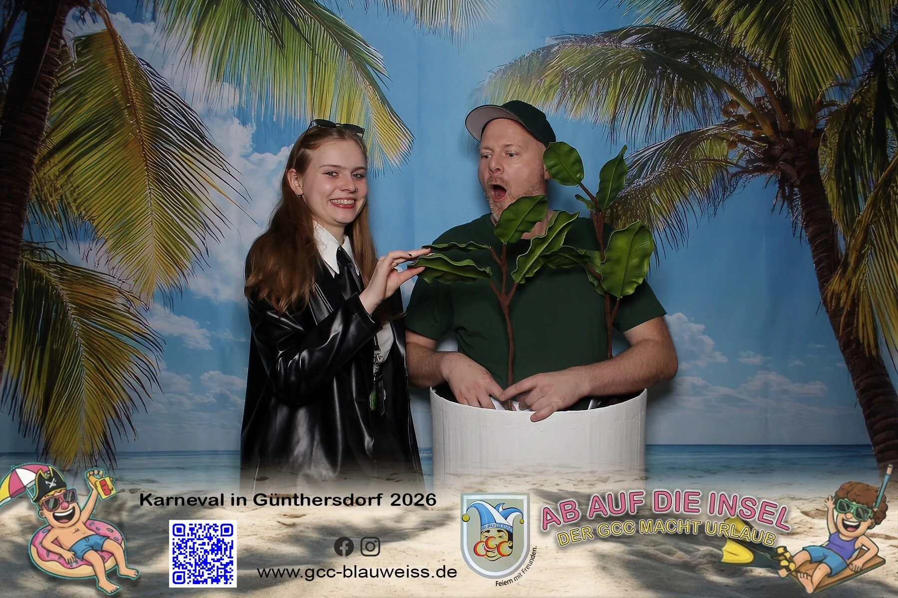 Foto der Galerie: Ab auf die Insel - Sonntagskarneval 8.2.26 Fotobox