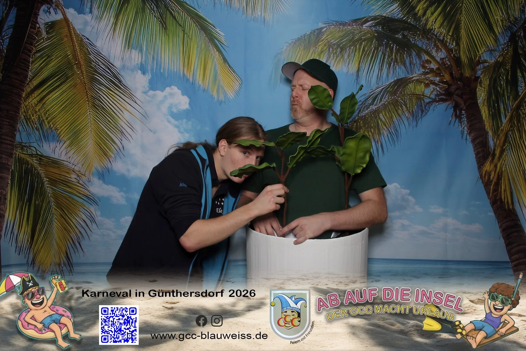 Foto der Galerie: Ab auf die Insel - Sonntagskarneval 8.2.26 Fotobox