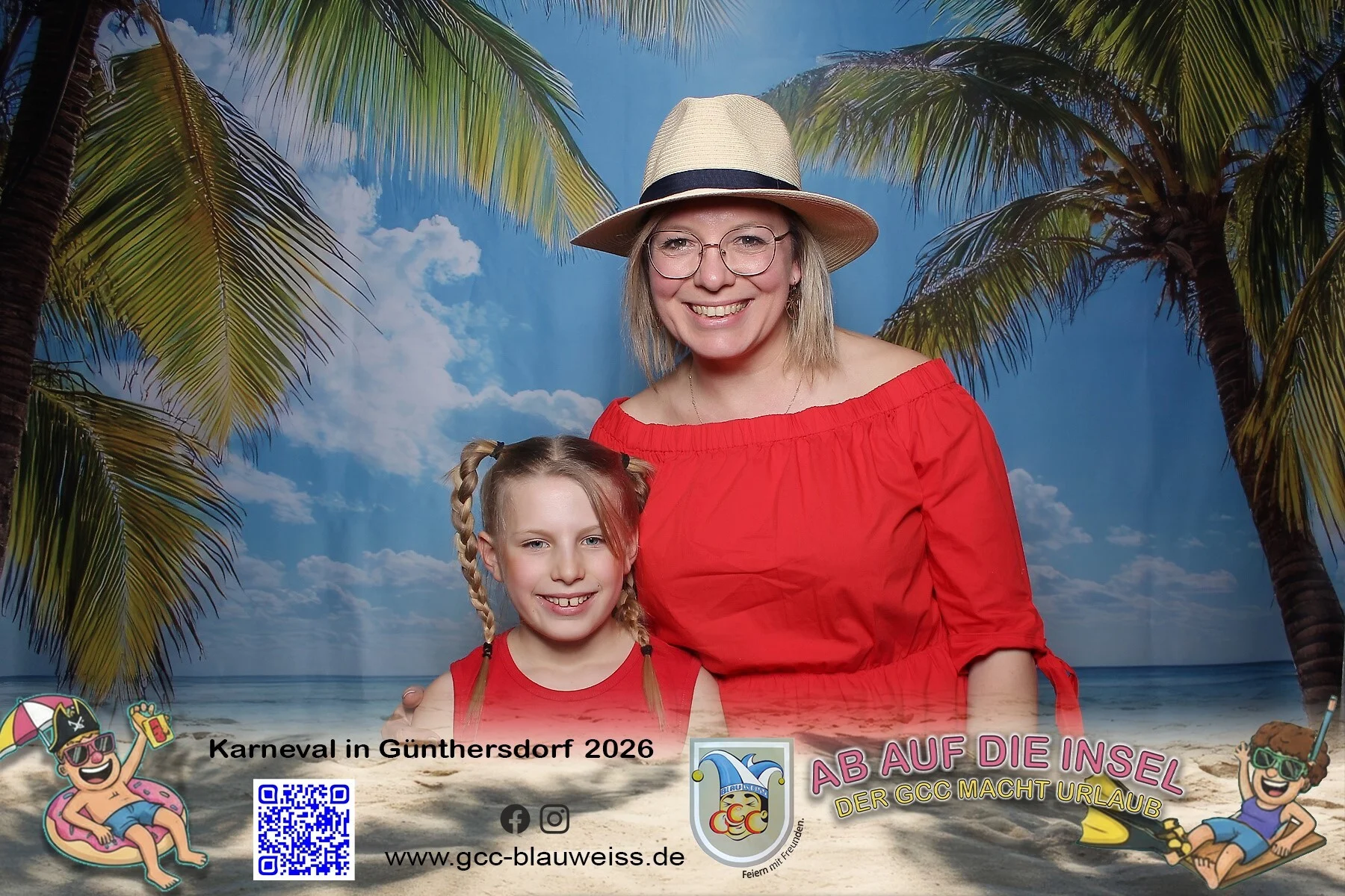 Foto der Galerie: Ab auf die Insel - Sonntagskarneval 8.2.26 Fotobox