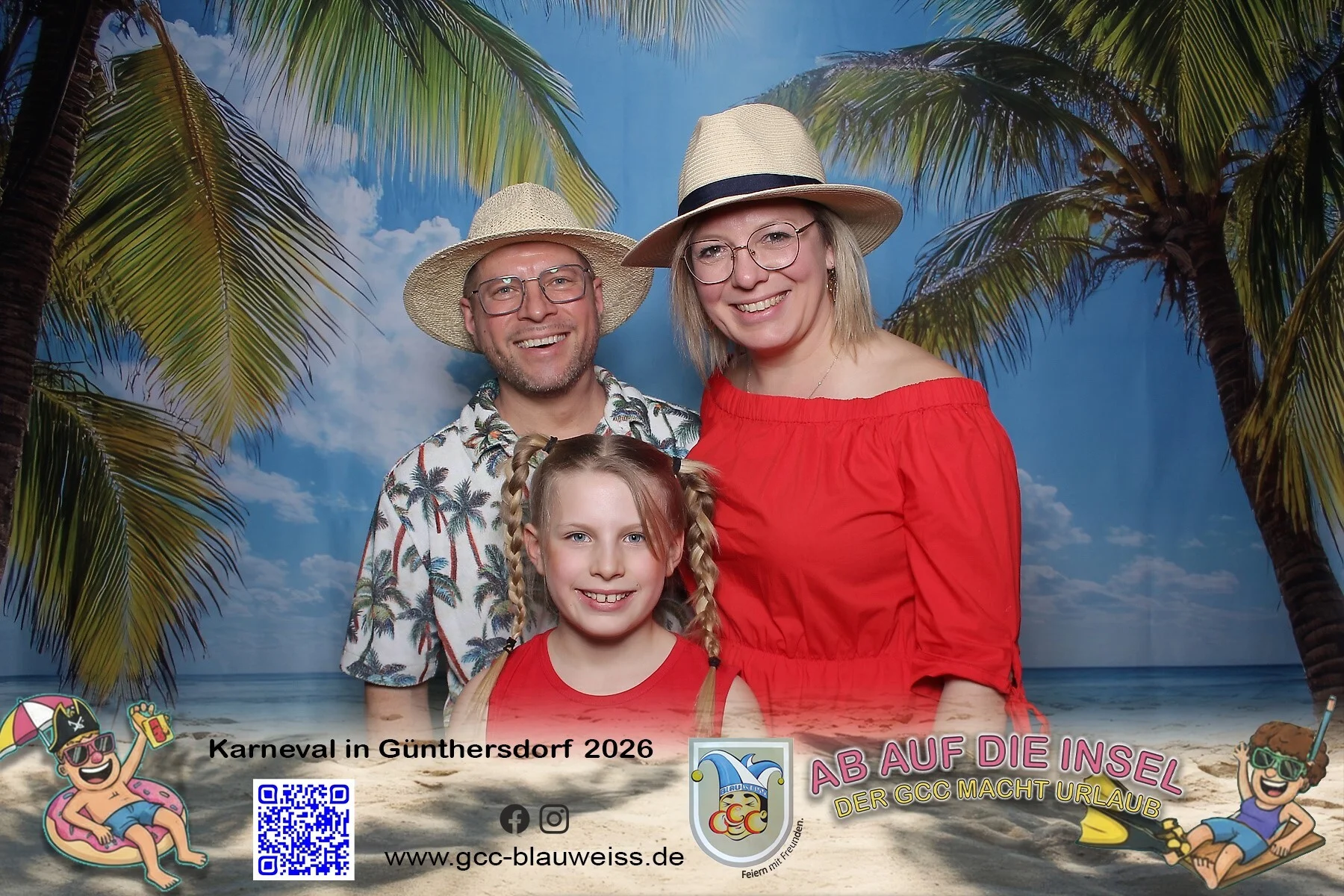 Zur Galerie: Ab auf die Insel - Sonntagskarneval 8.2.26 Fotobox
