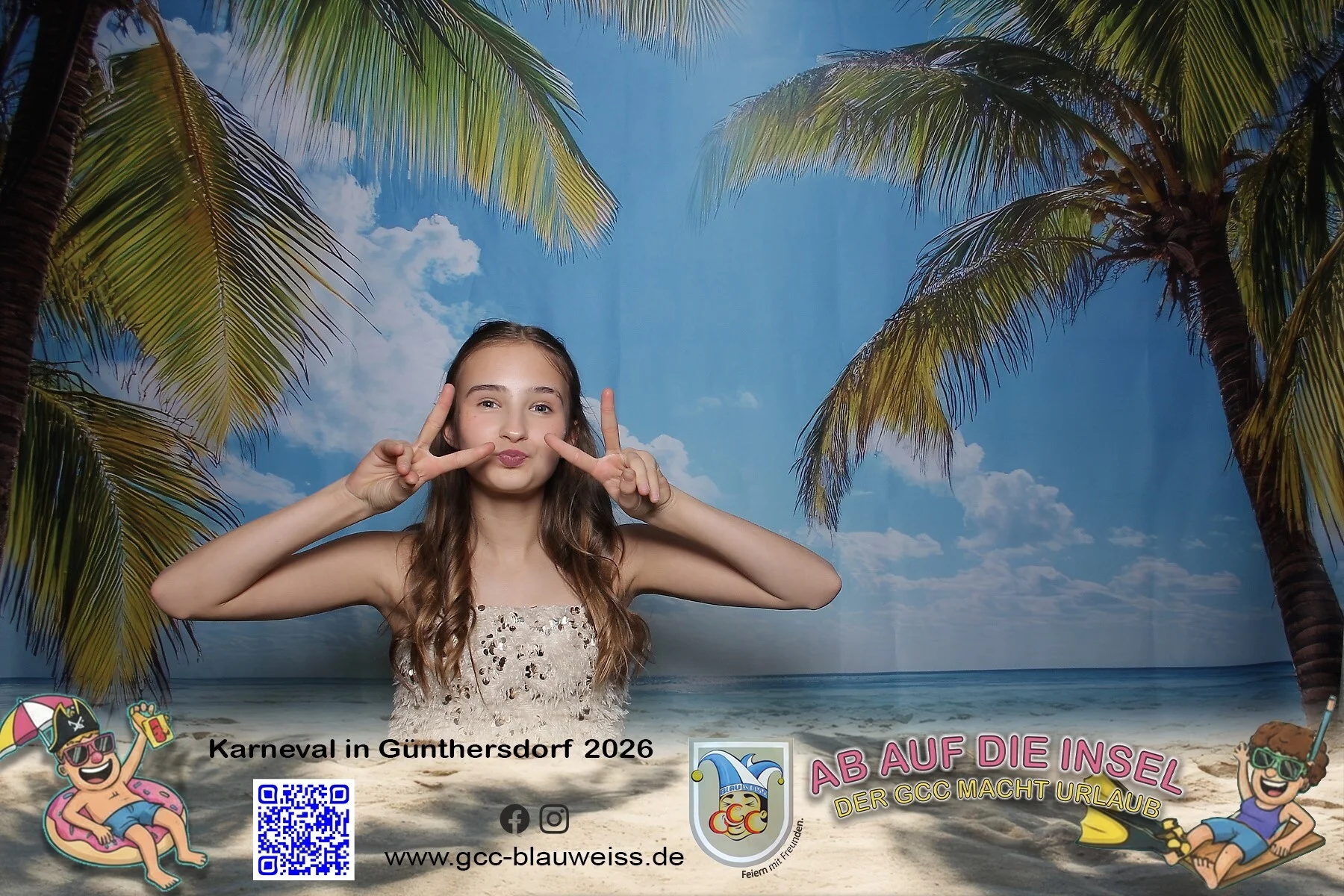 Foto der Galerie: Ab auf die Insel - Sonntagskarneval 8.2.26 Fotobox